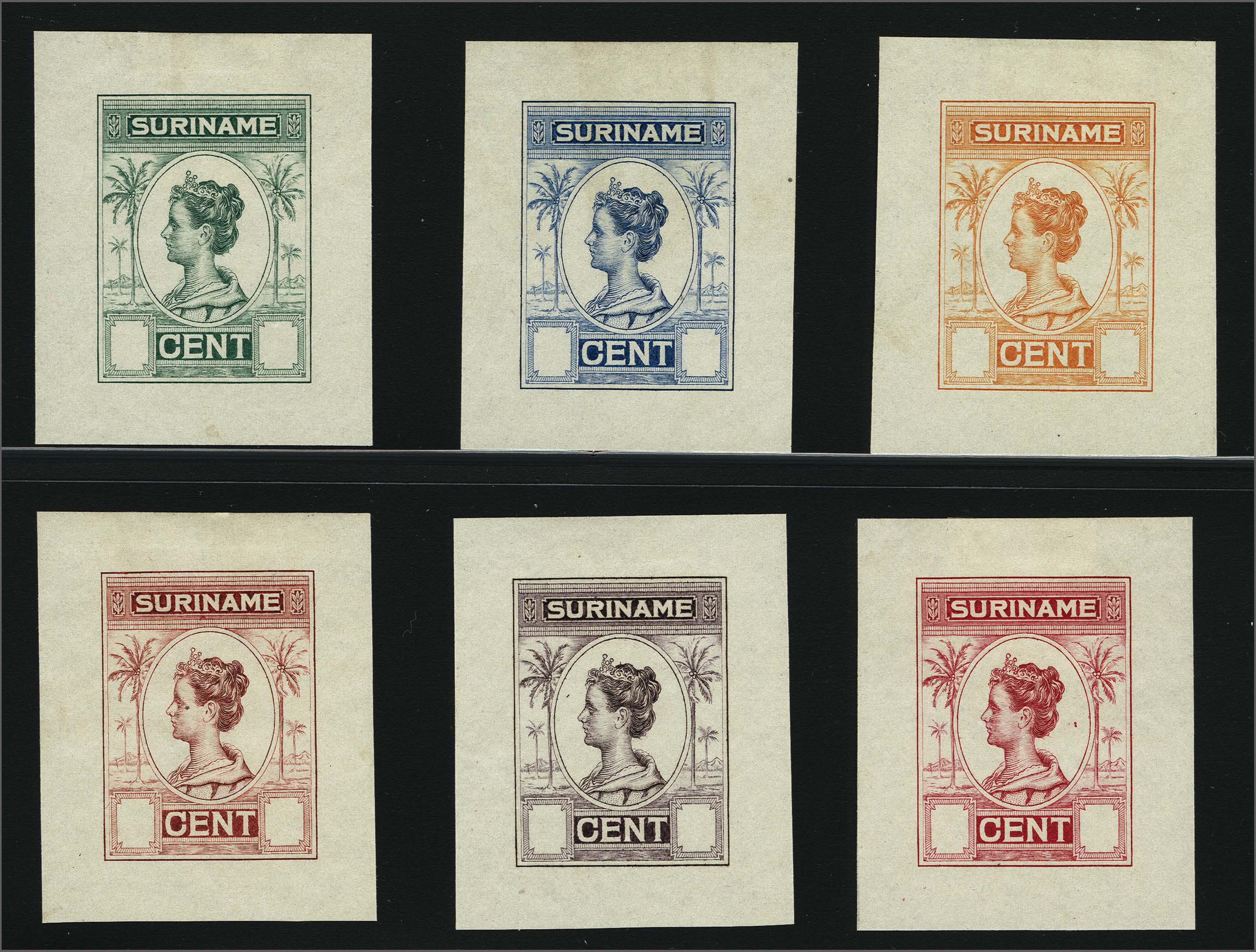 Lot 3413 - Netherlands and former colonies surinam - Corinphila Veilingen Auction 250-253 - Day 4 - Proofs of Netherlands former colonies Lot 3413 - Netherlands and former colonies surinam - Corinphila Veilingen Auction 250-253 - Day 4 - Proofs of Netherlands former colonies