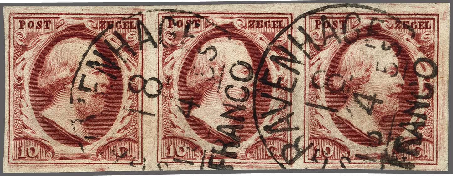Lot 4025 - Netherlands and former colonies NL 1852 King William III - Corinphila Veilingen Auction 250-253 - Day 4 - Proofs of Netherlands former colonies Lot 4025 - Netherlands and former colonies NL 1852 King William III - Corinphila Veilingen Auction 250-253 - Day 4 - Proofs of Netherlands former colonies
