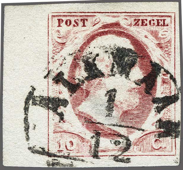 Lot 4243 - Netherlands and former colonies NL Semi-circular Cancellation - Corinphila Veilingen Auction 250-253 - Day 4 - Proofs of Netherlands former colonies Lot 4243 - Netherlands and former colonies NL Semi-circular Cancellation - Corinphila Veilingen Auction 250-253 - Day 4 - Proofs of Netherlands former colonies