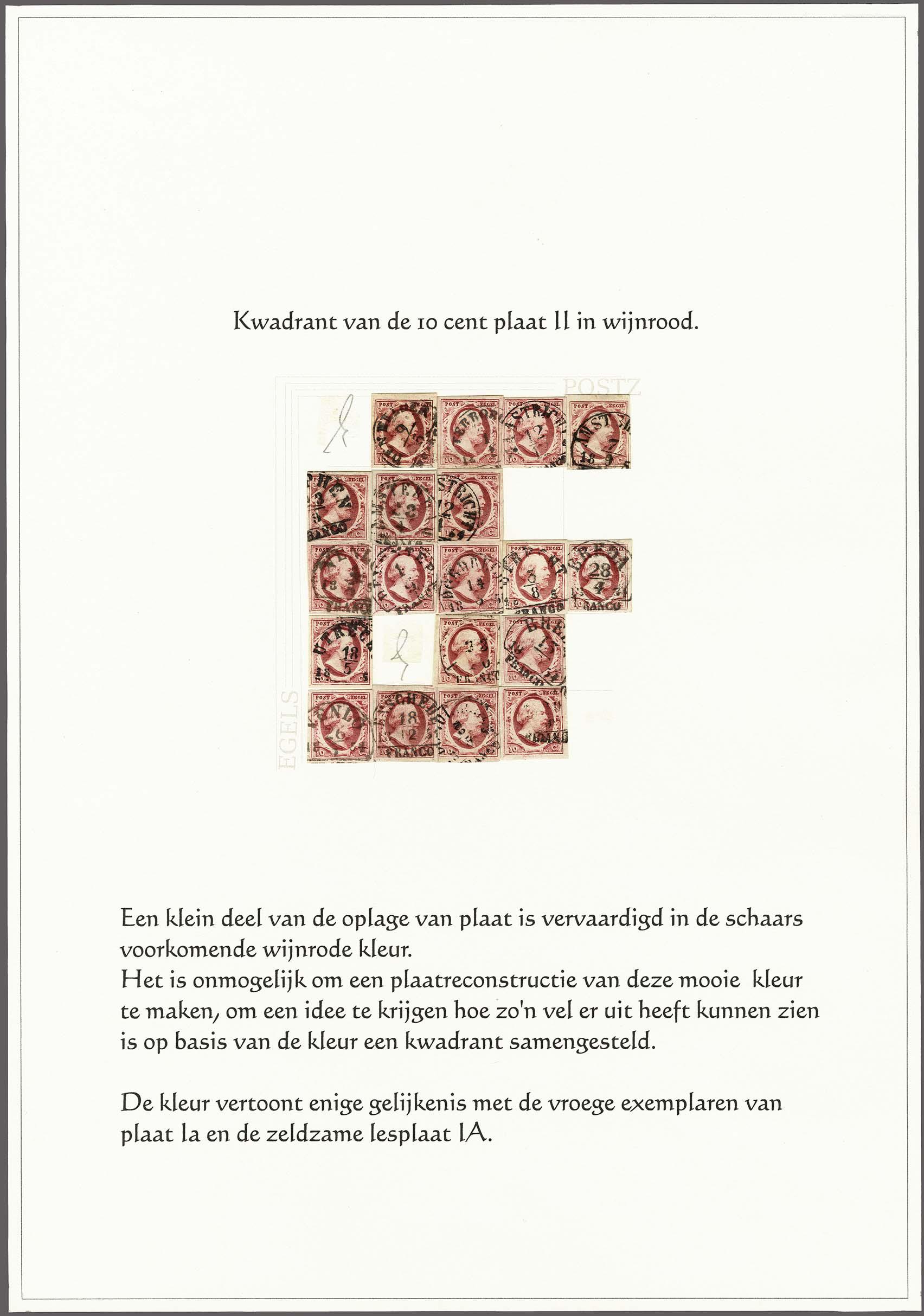 Lot 4024 - Netherlands and former colonies NL 1852 King William III - Corinphila Veilingen Auction 250-253 - Day 4 - Proofs of Netherlands former colonies Lot 4024 - Netherlands and former colonies NL 1852 King William III - Corinphila Veilingen Auction 250-253 - Day 4 - Proofs of Netherlands former colonies