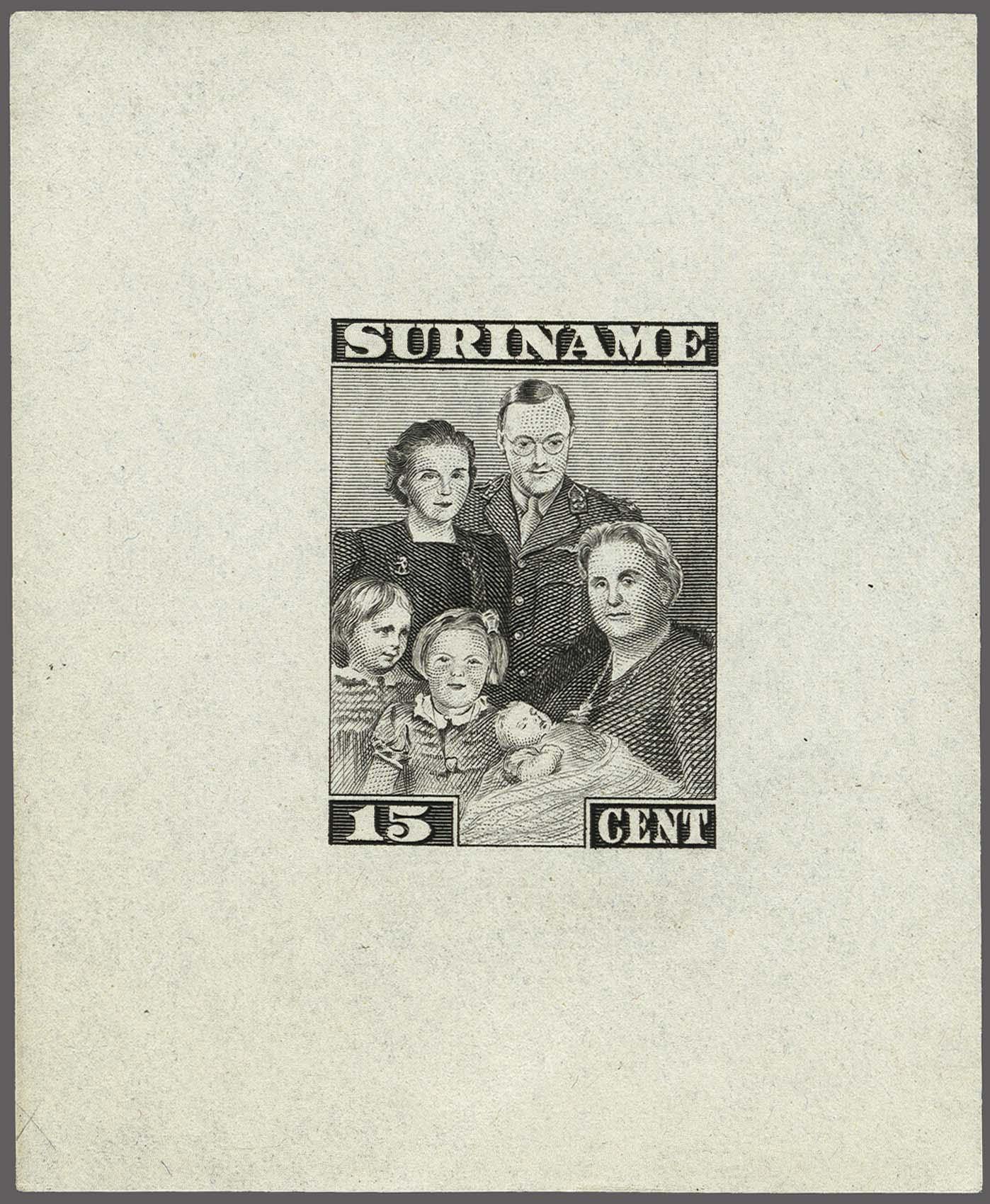Lot 3430 - Netherlands and former colonies surinam -  Corinphila Veilingen Auction 250-253 - Day 4 - Proofs of Netherlands former colonies