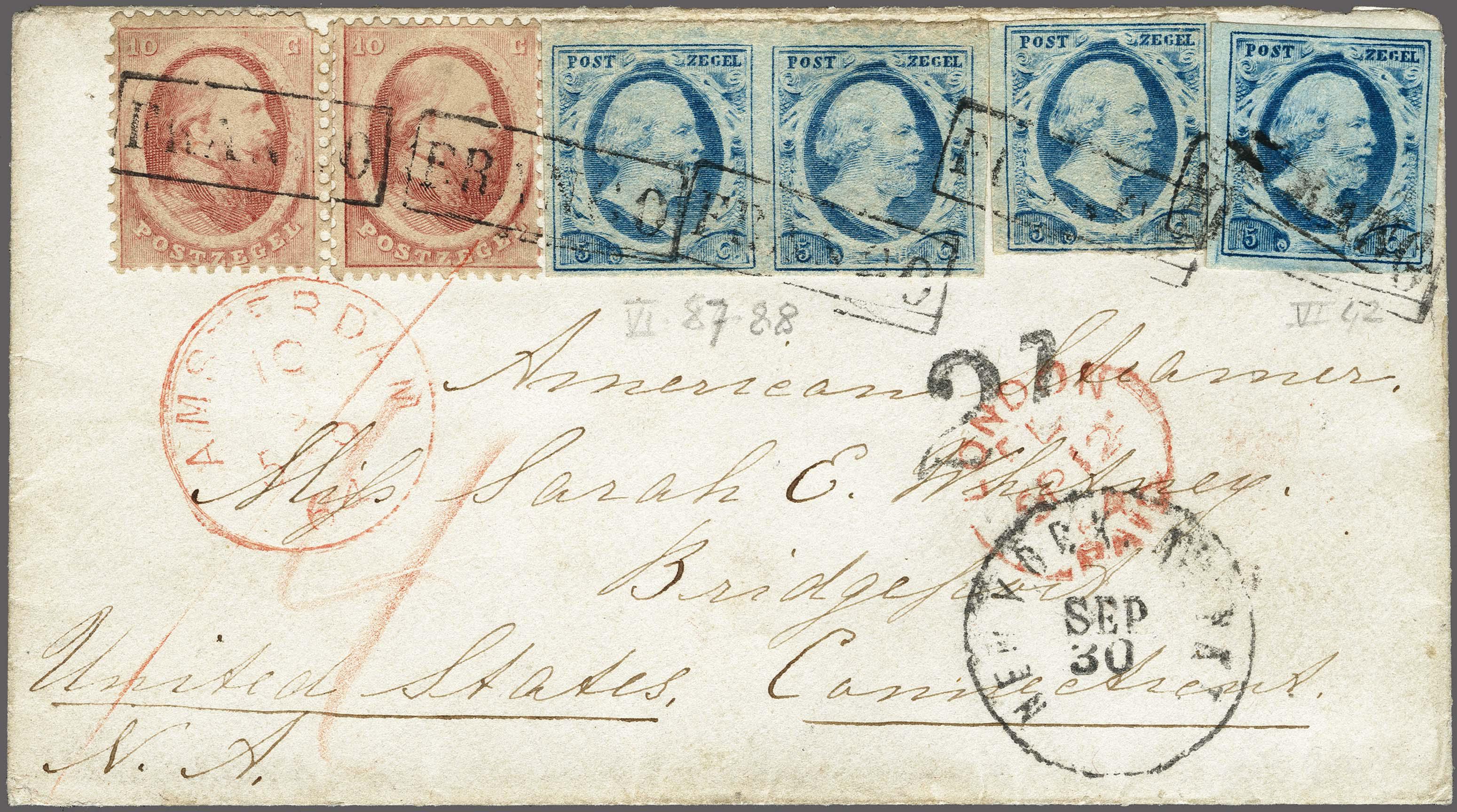 Lot 4188 - Netherlands and former colonies NL 1852 King William III - Corinphila Veilingen Auction 250-253 - Day 4 - Proofs of Netherlands former colonies Lot 4188 - Netherlands and former colonies NL 1852 King William III - Corinphila Veilingen Auction 250-253 - Day 4 - Proofs of Netherlands former colonies