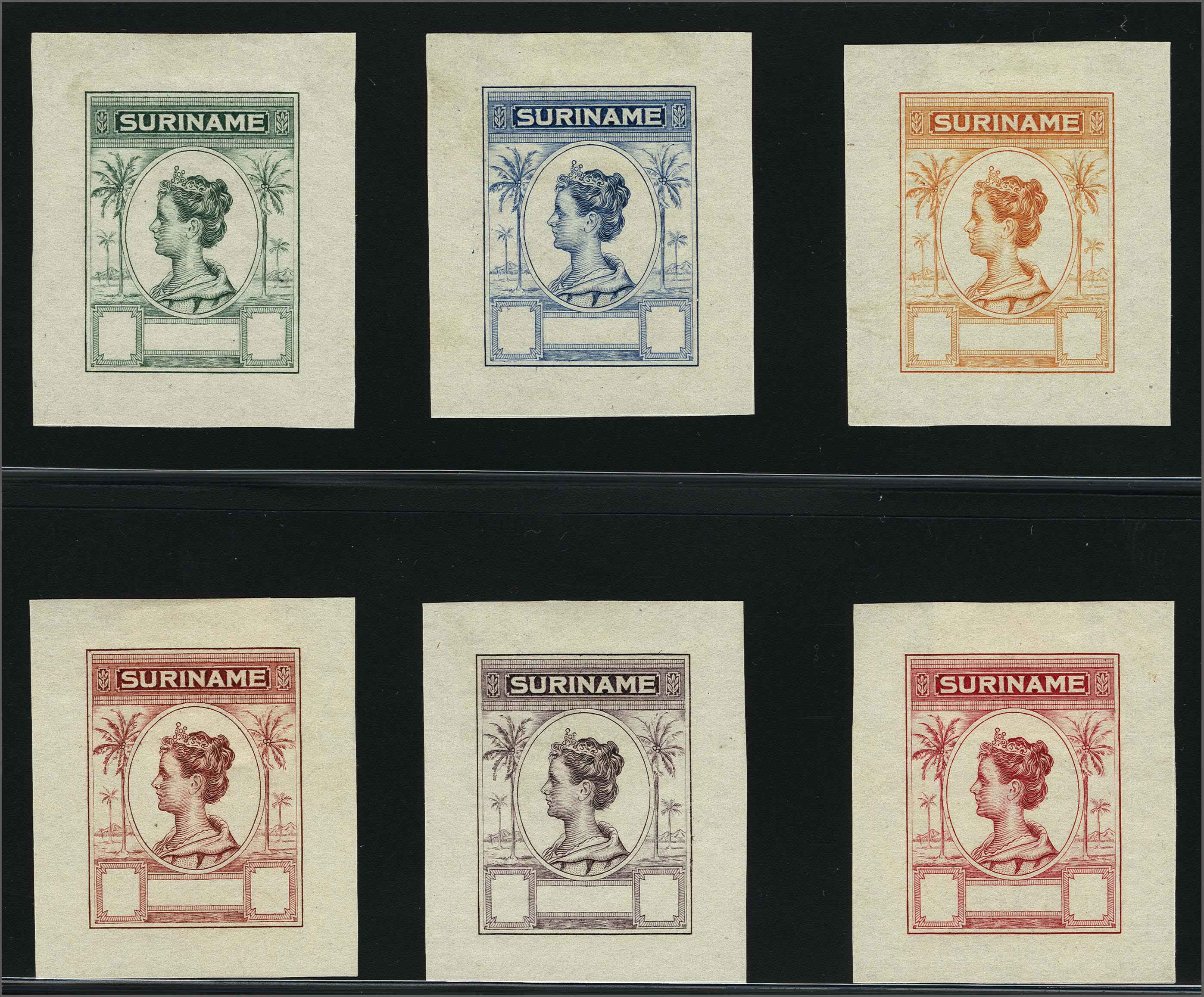 Lot 3412 - Netherlands and former colonies surinam - Corinphila Veilingen Auction 250-253 - Day 4 - Proofs of Netherlands former colonies Lot 3412 - Netherlands and former colonies surinam - Corinphila Veilingen Auction 250-253 - Day 4 - Proofs of Netherlands former colonies