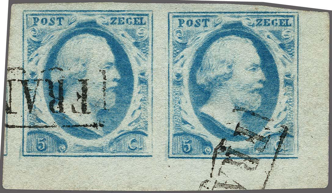 Lot 3973 - Netherlands and former colonies NL 1852 King William III - Corinphila Veilingen Auction 250-253 - Day 4 - Proofs of Netherlands former colonies Lot 3973 - Netherlands and former colonies NL 1852 King William III - Corinphila Veilingen Auction 250-253 - Day 4 - Proofs of Netherlands former colonies