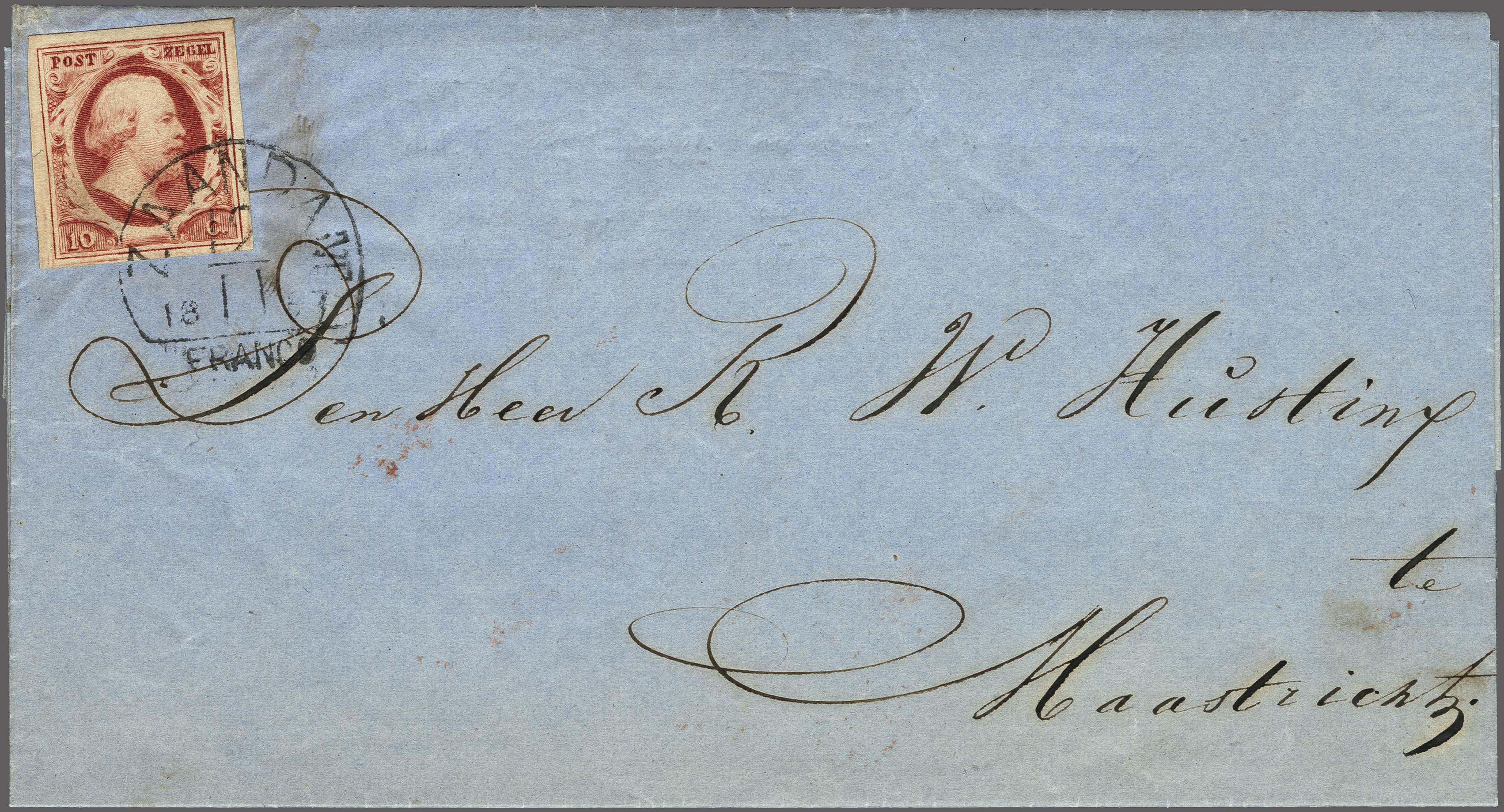 Lot 4206 - Netherlands and former colonies NL 1852 King William III - Corinphila Veilingen Auction 250-253 - Day 4 - Proofs of Netherlands former colonies Lot 4206 - Netherlands and former colonies NL 1852 King William III - Corinphila Veilingen Auction 250-253 - Day 4 - Proofs of Netherlands former colonies
