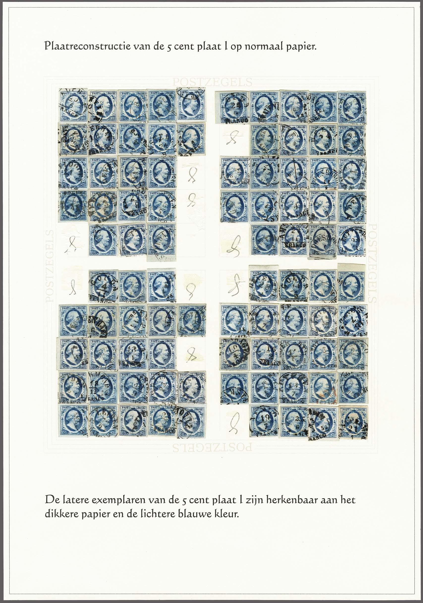 Lot 4128 - Netherlands and former colonies NL 1852 King William III -  Corinphila Veilingen Auction 250-253 - Day 4 - Proofs of Netherlands former colonies