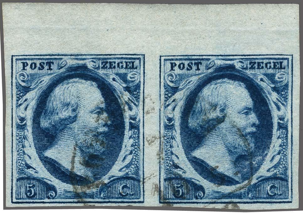 Lot 3851 - Netherlands and former colonies NL 1852 King William III -  Corinphila Veilingen Auction 250-253 - Day 4 - Proofs of Netherlands former colonies