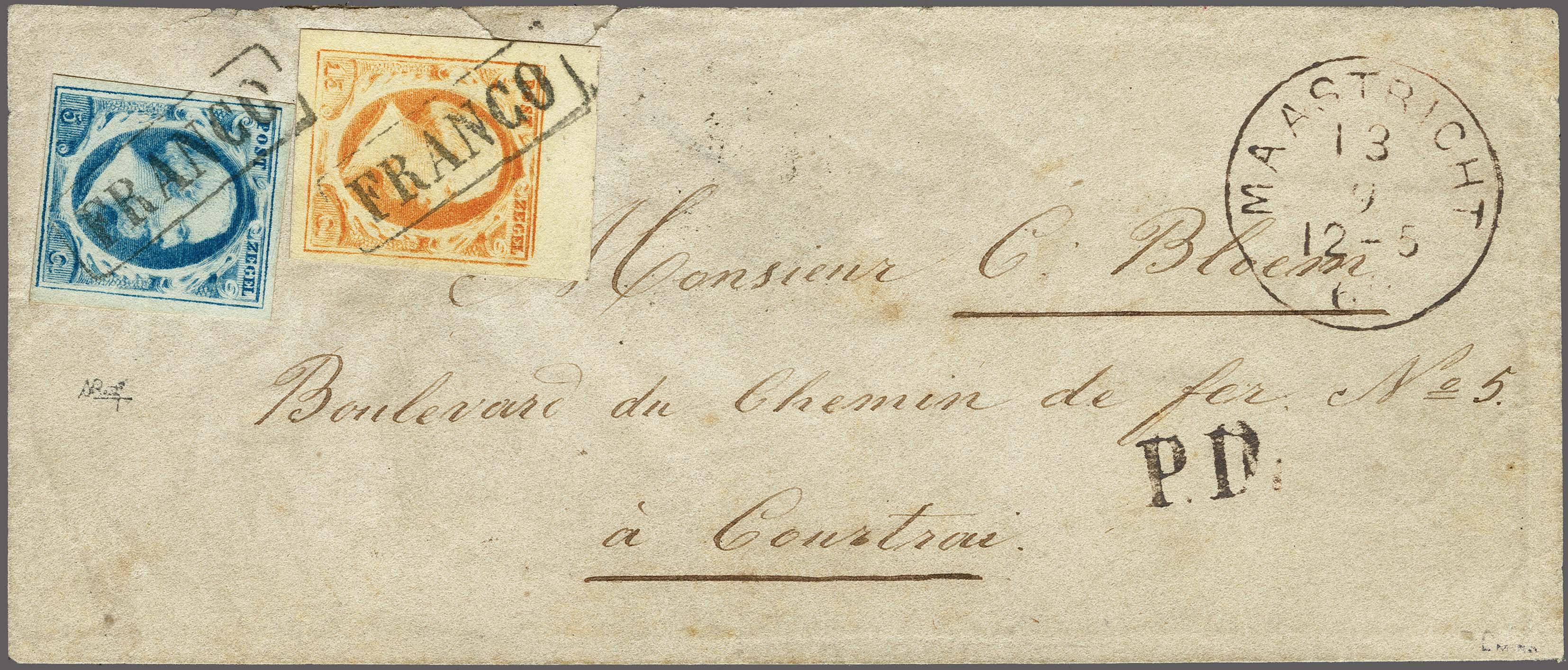 Lot 4186 - Netherlands and former colonies NL 1852 King William III - Corinphila Veilingen Auction 250-253 - Day 4 - Proofs of Netherlands former colonies Lot 4186 - Netherlands and former colonies NL 1852 King William III - Corinphila Veilingen Auction 250-253 - Day 4 - Proofs of Netherlands former colonies