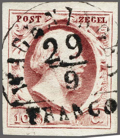Lot 2526 - Netherlands and former colonies NL Semi-circular Cancellation -  Corinphila Veilingen Auction 250-253 - Day 3 - Netherlands and former colonies - Single lots & Picture postcards