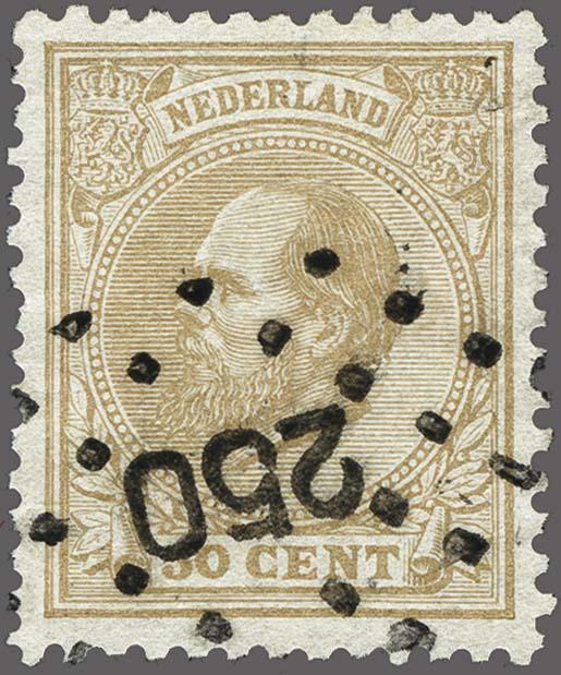 Lot 2556 - Netherlands and former colonies NL Dot Cancellation - Corinphila Veilingen Auction 250-253 - Day 3 - Netherlands and former colonies - Single lots & Picture postcards Lot 2556 - Netherlands and former colonies NL Dot Cancellation - Corinphila Veilingen Auction 250-253 - Day 3 - Netherlands and former colonies - Single lots & Picture postcards