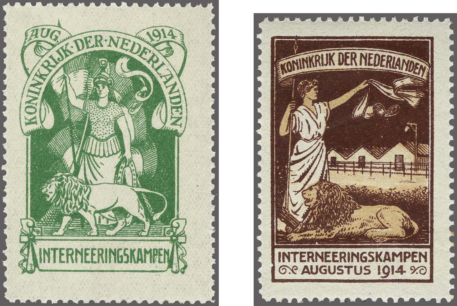 Lot 2642 - Netherlands and former colonies Netherlands Internment Stamps - Corinphila Veilingen Auction 250-253 - Day 3 - Netherlands and former colonies - Single lots & Picture postcards Lot 2642 - Netherlands and former colonies Netherlands Internment Stamps - Corinphila Veilingen Auction 250-253 - Day 3 - Netherlands and former colonies - Single lots & Picture postcards