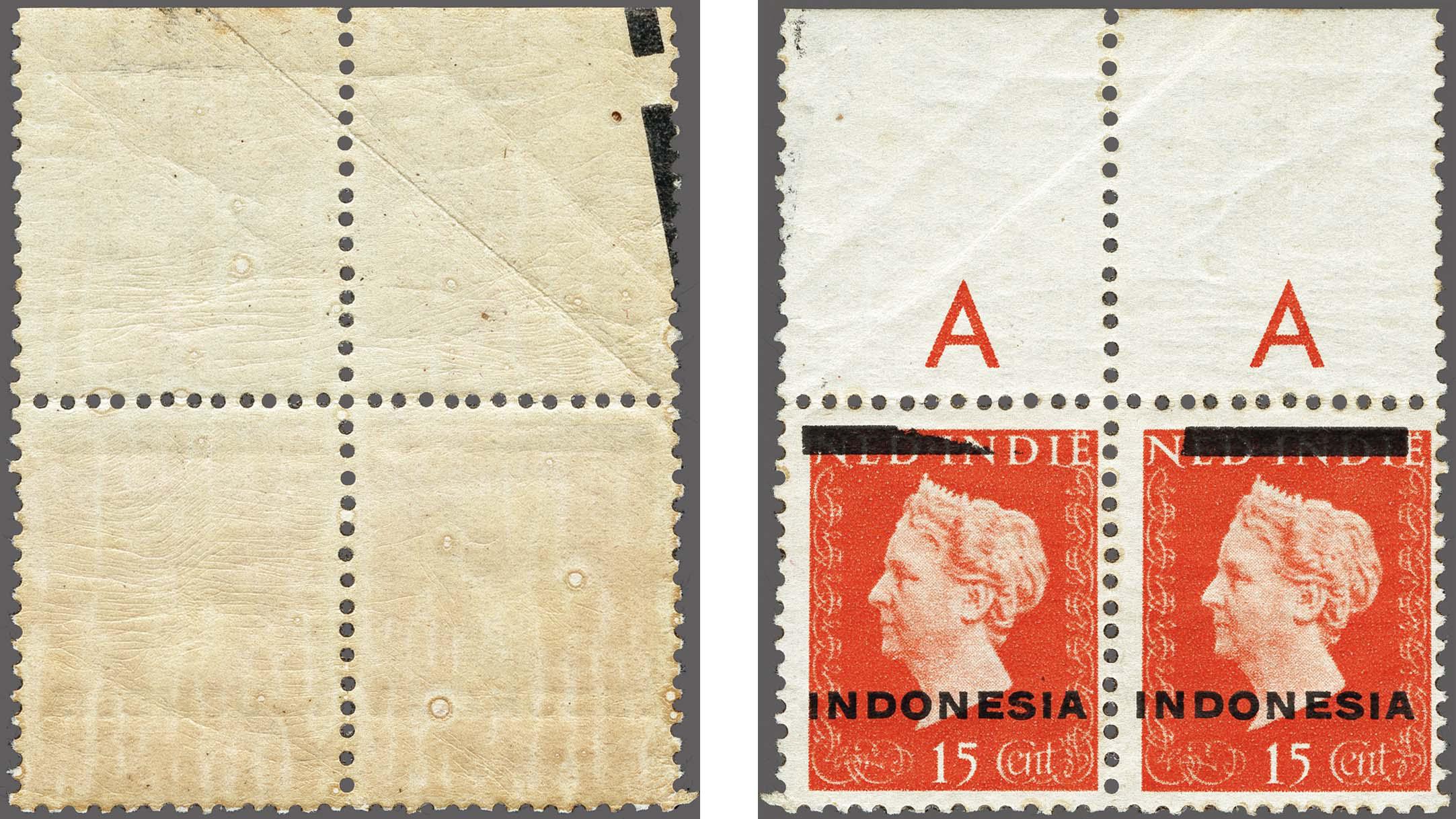 Lot 2756 - Netherlands and former colonies Netherlands Indies -  Corinphila Veilingen Auction 250-253 - Day 3 - Netherlands and former colonies - Single lots & Picture postcards