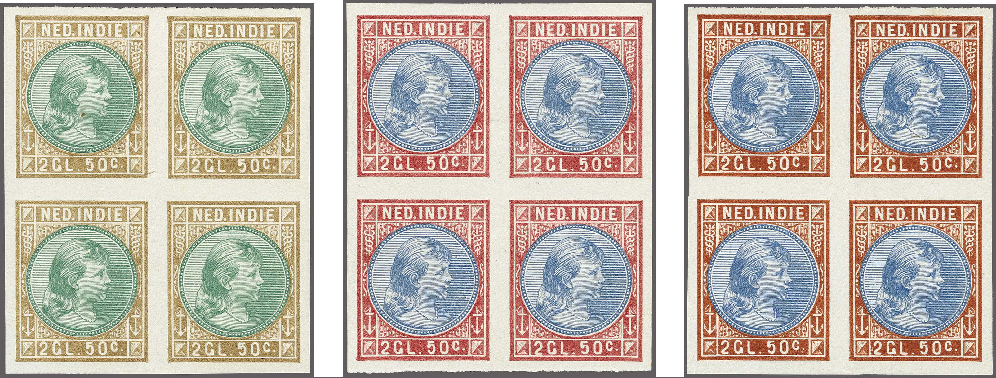 Lot 3310 - Netherlands and former colonies Netherlands Indies -  Corinphila Veilingen Auction 250-253 - Day 4 - Proofs of Netherlands former colonies