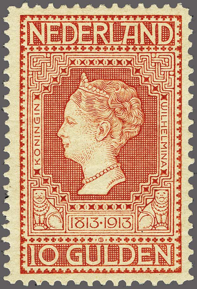 Lot 2589 - Netherlands and former colonies NL 1913 100 Years of Independence - Corinphila Veilingen Auction 250-253 - Day 3 - Netherlands and former colonies - Single lots & Picture postcards Lot 2589 - Netherlands and former colonies NL 1913 100 Years of Independence - Corinphila Veilingen Auction 250-253 - Day 3 - Netherlands and former colonies - Single lots & Picture postcards