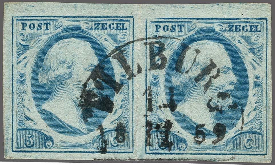 Lot 4283 - Netherlands and former colonies NL Semi-circular Cancellation - Corinphila Veilingen Auction 250-253 - Day 4 - Proofs of Netherlands former colonies Lot 4283 - Netherlands and former colonies NL Semi-circular Cancellation - Corinphila Veilingen Auction 250-253 - Day 4 - Proofs of Netherlands former colonies