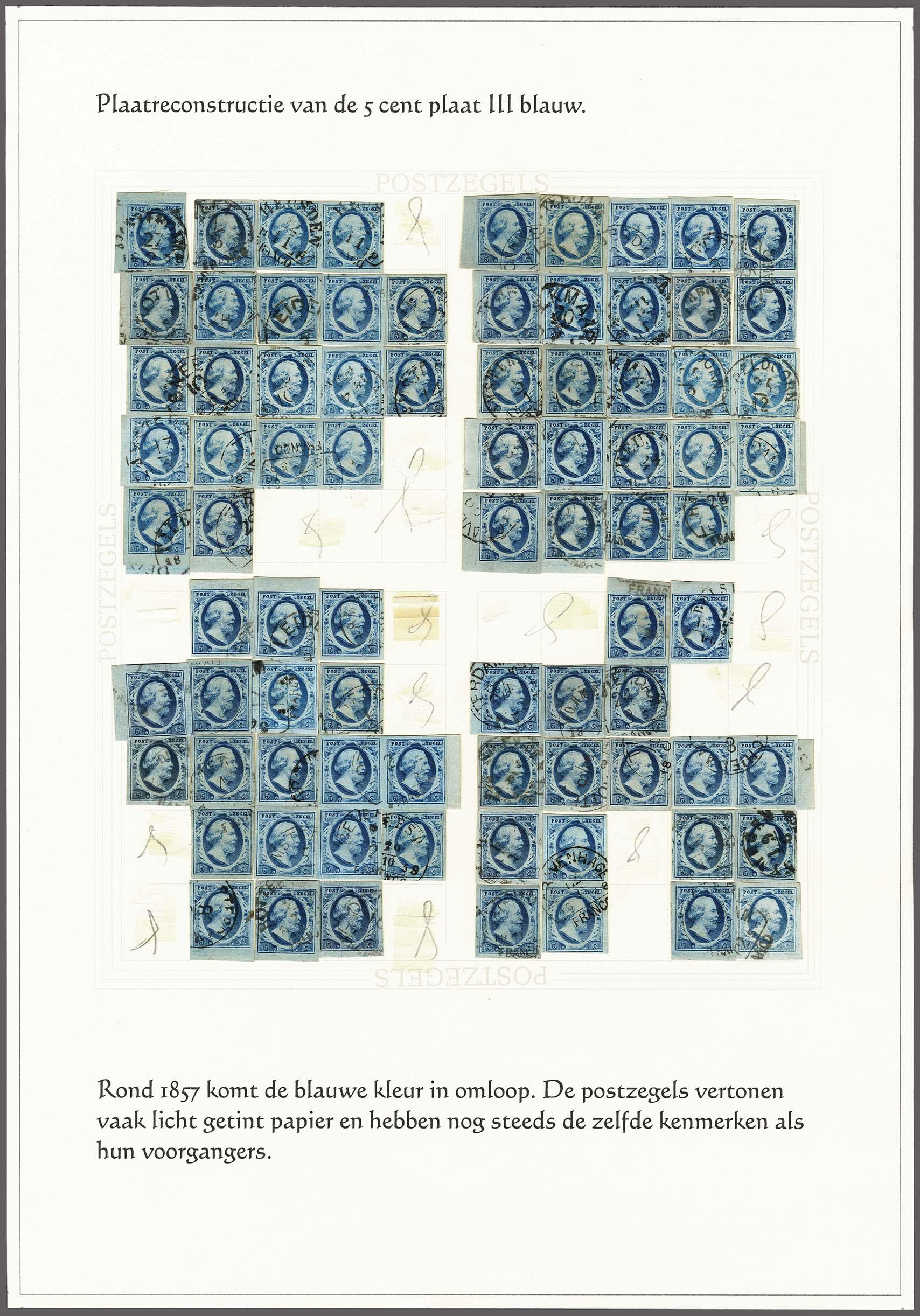 Lot 4133 - Netherlands and former colonies NL 1852 King William III -  Corinphila Veilingen Auction 250-253 - Day 4 - Proofs of Netherlands former colonies