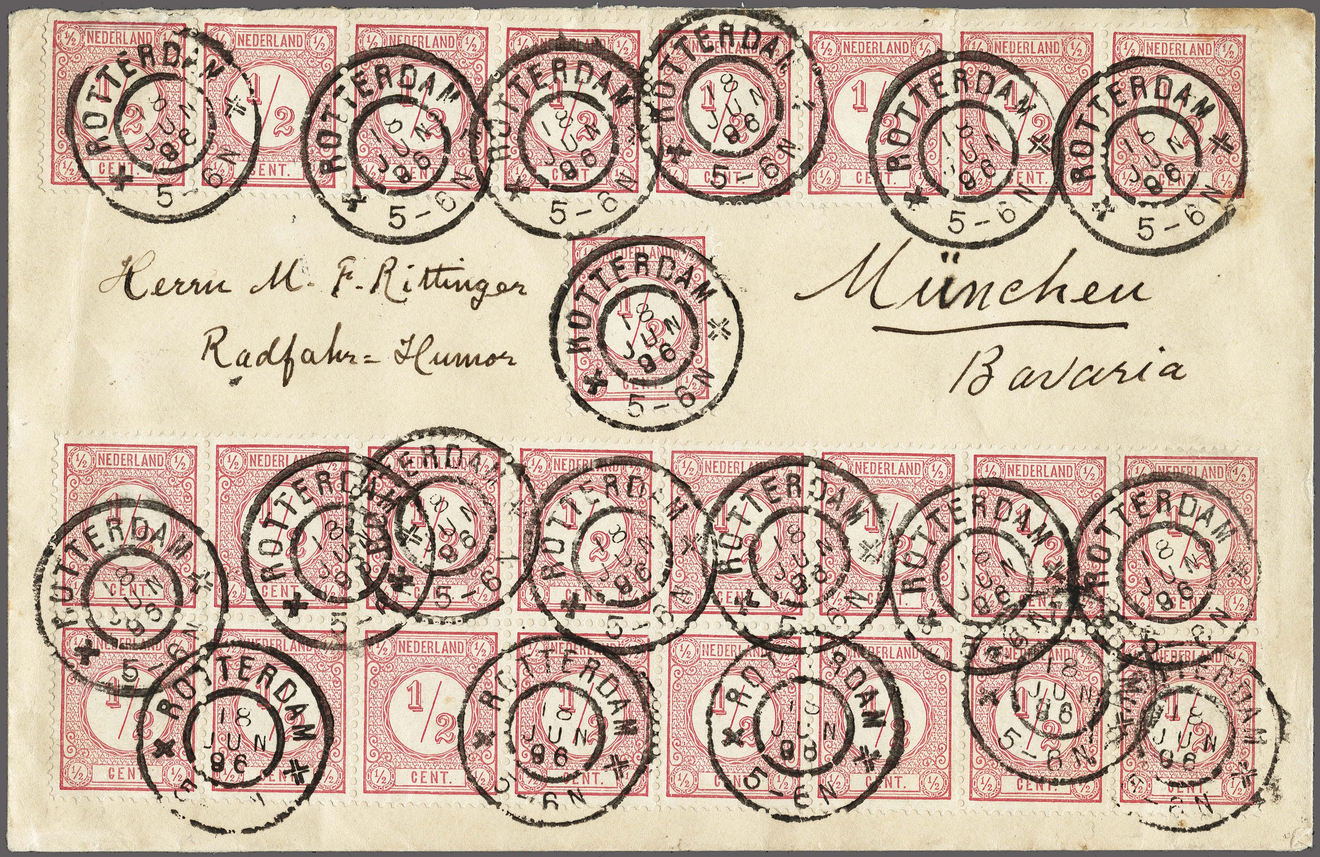 Lot 2543 - Netherlands and former colonies NL 1876-1894 Numerals -  Corinphila Veilingen Auction 250-253 - Day 3 - Netherlands and former colonies - Single lots & Picture postcards