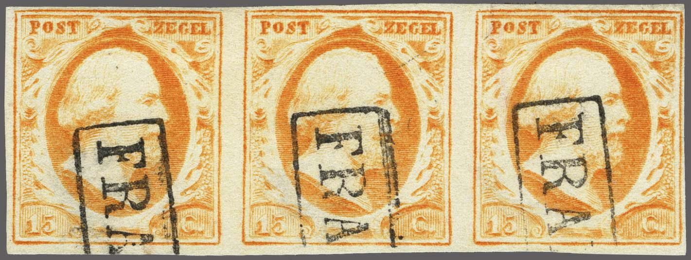 Lot 4115 - Netherlands and former colonies NL 1852 King William III -  Corinphila Veilingen Auction 250-253 - Day 4 - Proofs of Netherlands former colonies