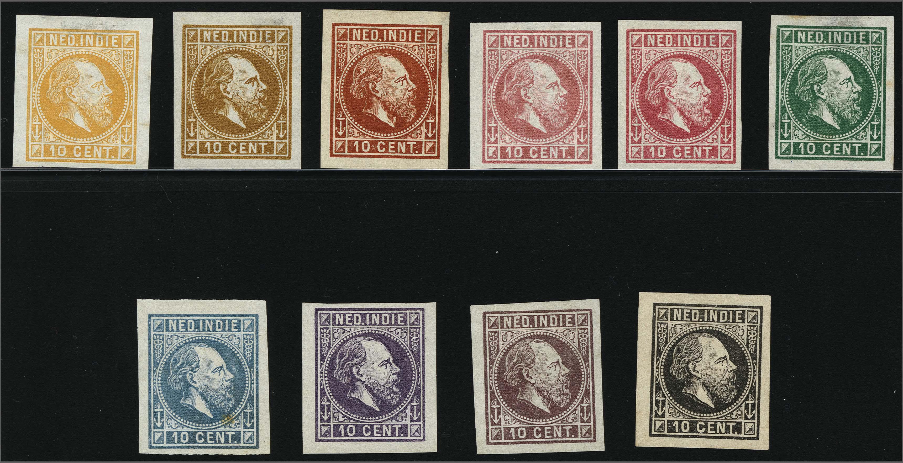 Lot 3304 - Netherlands and former colonies Netherlands Indies -  Corinphila Veilingen Auction 250-253 - Day 4 - Proofs of Netherlands former colonies