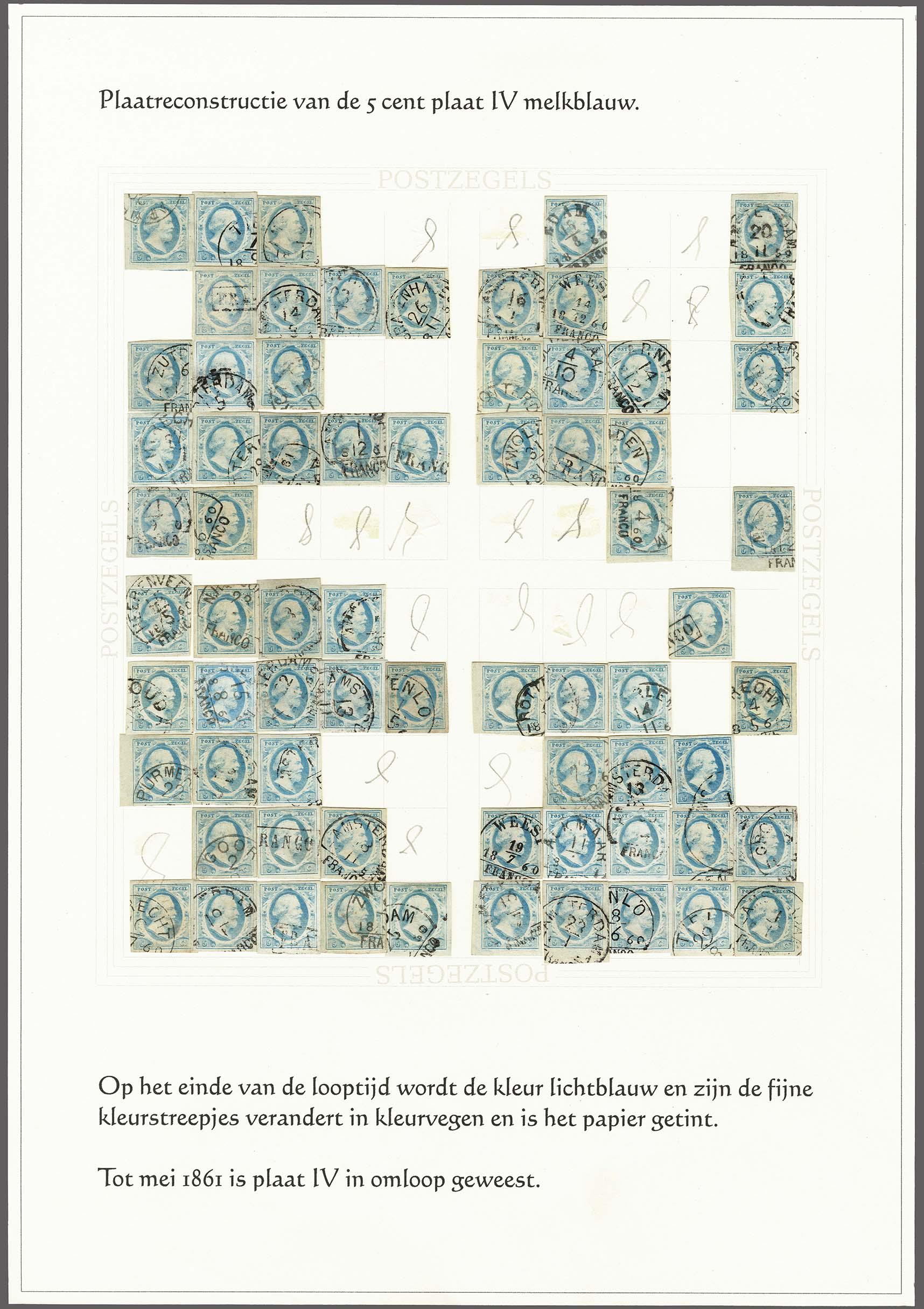 Lot 4137 - Netherlands and former colonies NL 1852 King William III -  Corinphila Veilingen Auction 250-253 - Day 4 - Proofs of Netherlands former colonies