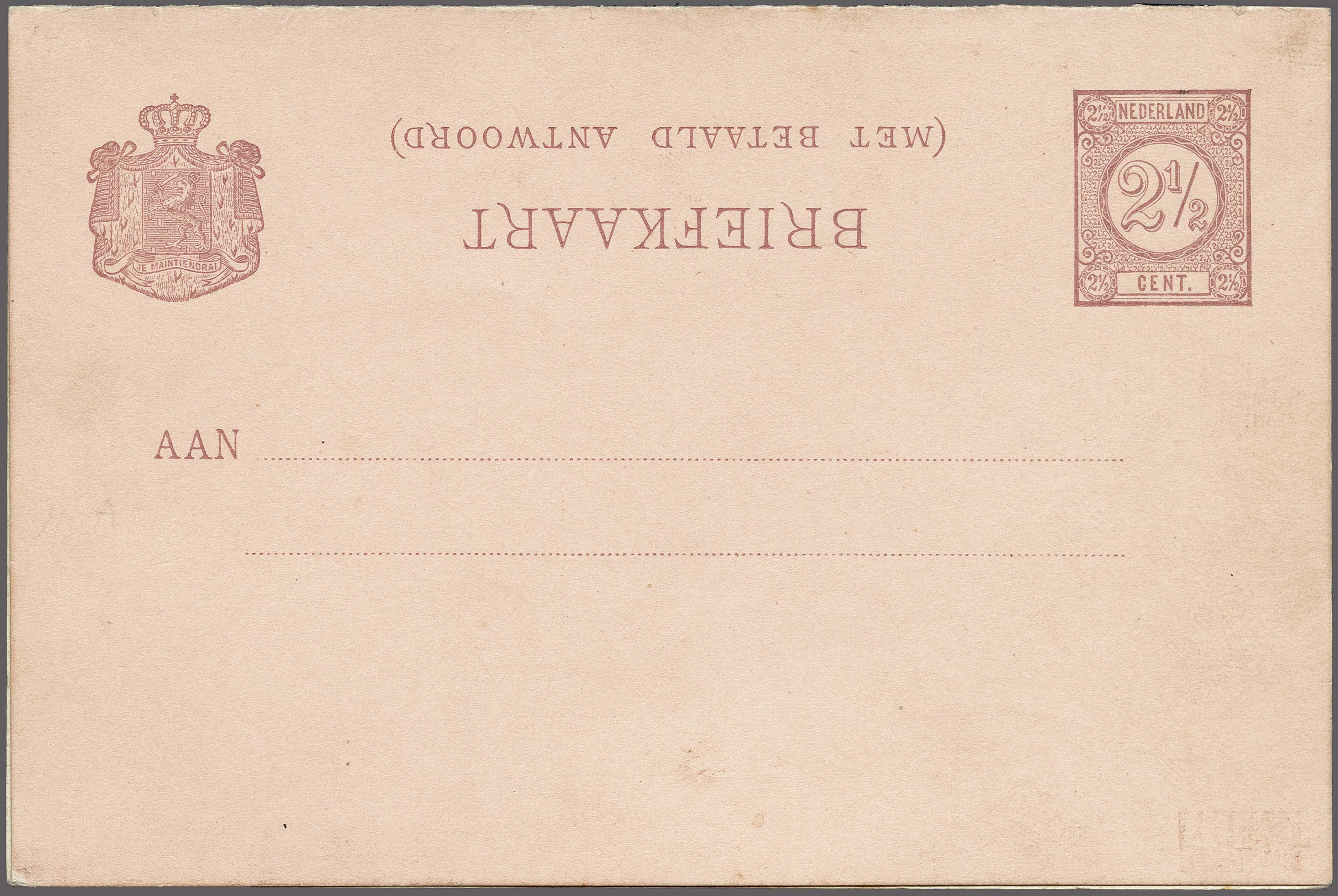 Lot 2578 - Netherlands and former colonies Netherlands - Corinphila Veilingen Auction 250-253 - Day 3 - Netherlands and former colonies - Single lots & Picture postcards Lot 2578 - Netherlands and former colonies Netherlands - Corinphila Veilingen Auction 250-253 - Day 3 - Netherlands and former colonies - Single lots & Picture postcards