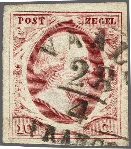 Lot 2524 - Netherlands and former colonies NL Semi-circular Cancellation -  Corinphila Veilingen Auction 250-253 - Day 3 - Netherlands and former colonies - Single lots & Picture postcards
