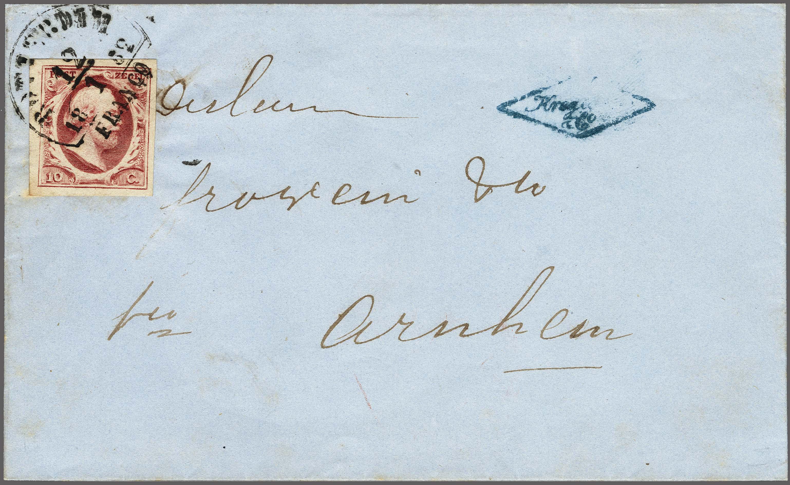 Lot 4189 - Netherlands and former colonies NL 1852 King William III - Corinphila Veilingen Auction 250-253 - Day 4 - Proofs of Netherlands former colonies Lot 4189 - Netherlands and former colonies NL 1852 King William III - Corinphila Veilingen Auction 250-253 - Day 4 - Proofs of Netherlands former colonies
