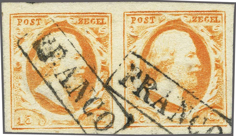 Lot 4116 - Netherlands and former colonies NL 1852 King William III -  Corinphila Veilingen Auction 250-253 - Day 4 - Proofs of Netherlands former colonies
