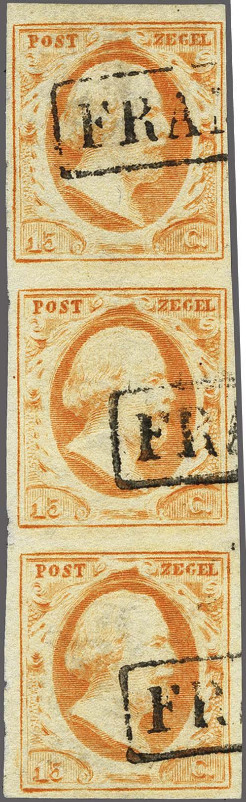 Lot 4117 - Netherlands and former colonies NL 1852 King William III -  Corinphila Veilingen Auction 250-253 - Day 4 - Proofs of Netherlands former colonies
