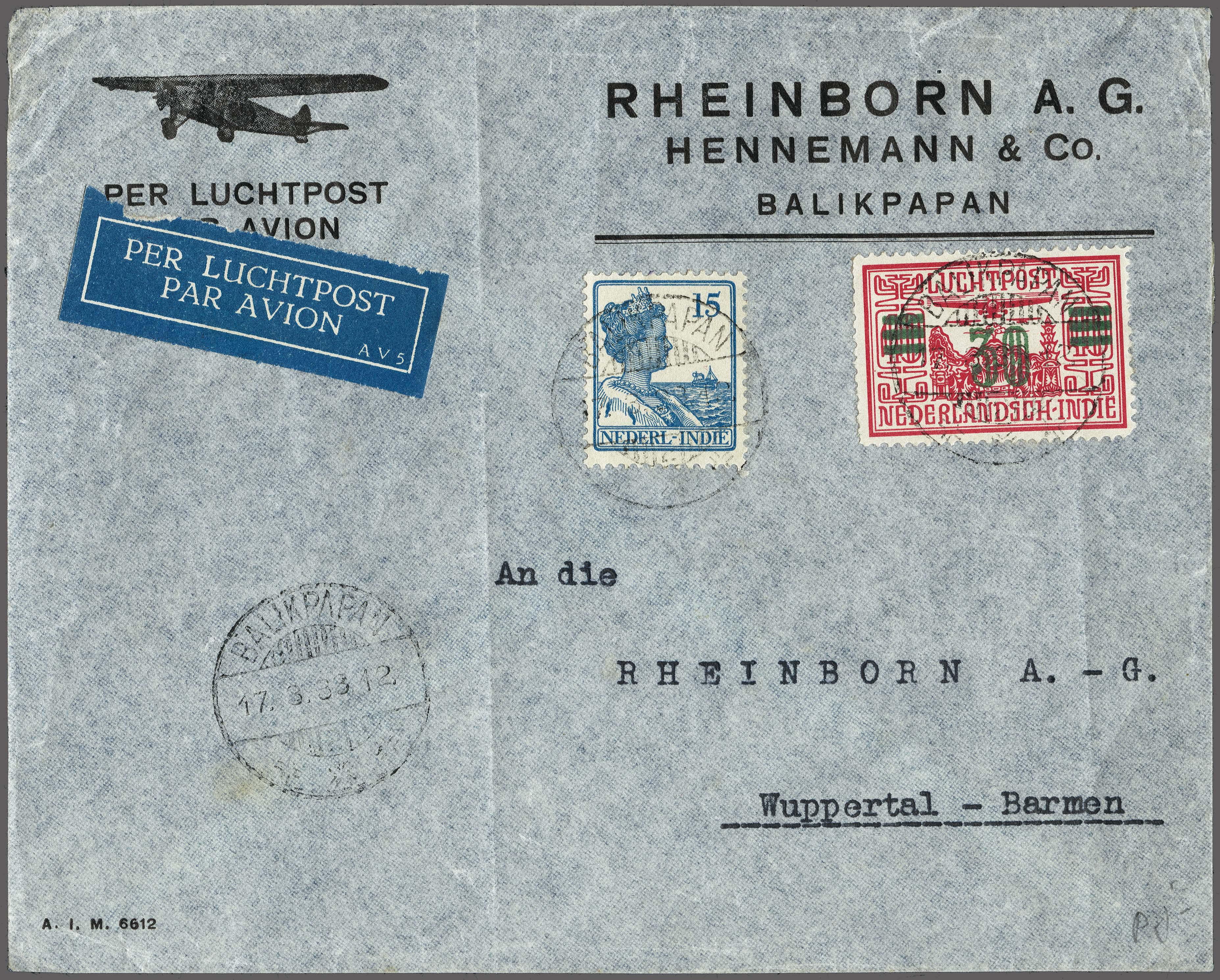 Lot 2722 - Netherlands and former colonies Netherlands Indies -  Corinphila Veilingen Auction 250-253 - Day 3 - Netherlands and former colonies - Single lots & Picture postcards