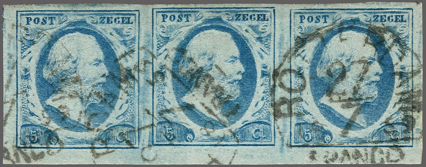 Lot 3929 - Netherlands and former colonies NL 1852 King William III -  Corinphila Veilingen Auction 250-253 - Day 4 - Proofs of Netherlands former colonies