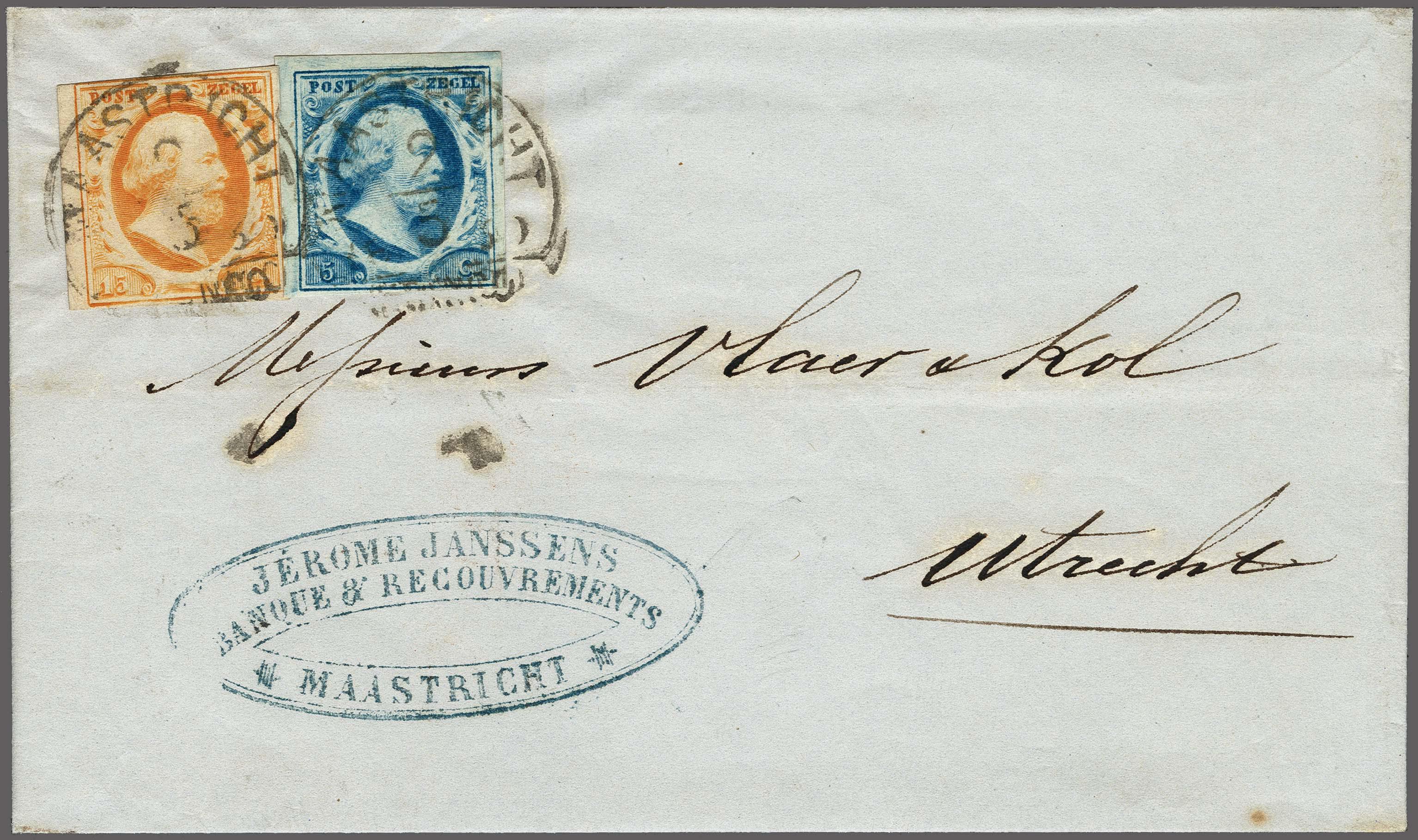 Lot 4185 - Netherlands and former colonies NL 1852 King William III - Corinphila Veilingen Auction 250-253 - Day 4 - Proofs of Netherlands former colonies Lot 4185 - Netherlands and former colonies NL 1852 King William III - Corinphila Veilingen Auction 250-253 - Day 4 - Proofs of Netherlands former colonies