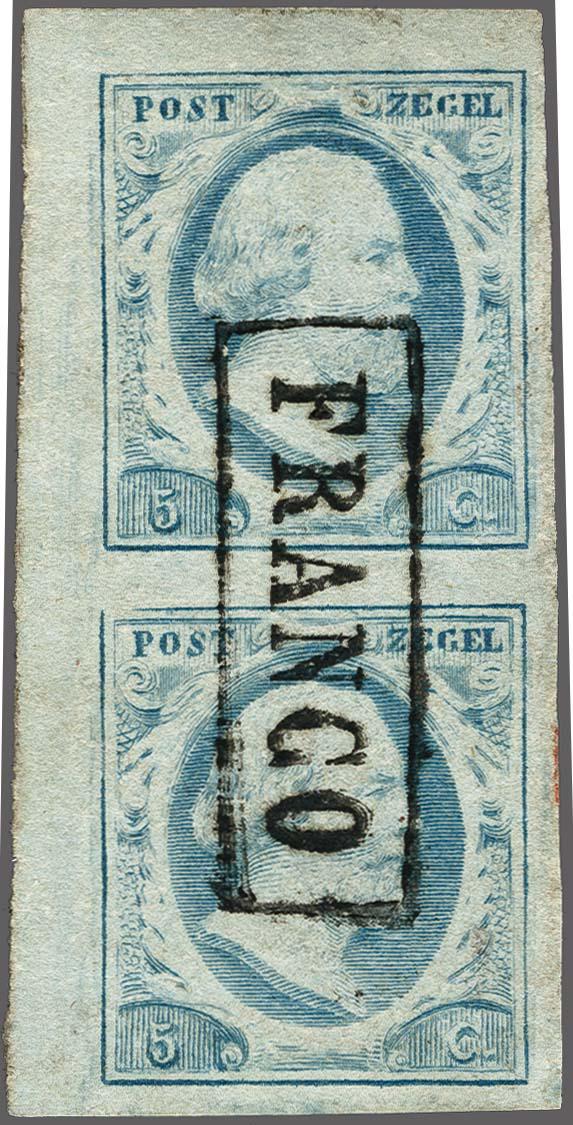Lot 3930 - Netherlands and former colonies NL 1852 King William III -  Corinphila Veilingen Auction 250-253 - Day 4 - Proofs of Netherlands former colonies