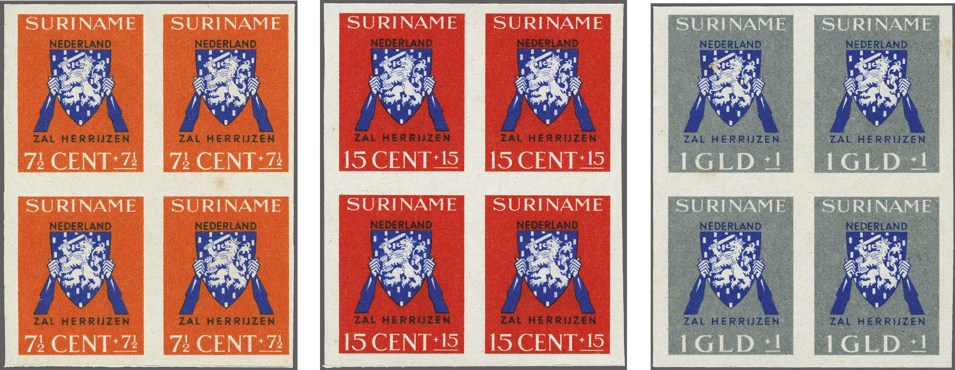 Lot 3423 - Netherlands and former colonies surinam - Corinphila Veilingen Auction 250-253 - Day 4 - Proofs of Netherlands former colonies Lot 3423 - Netherlands and former colonies surinam - Corinphila Veilingen Auction 250-253 - Day 4 - Proofs of Netherlands former colonies