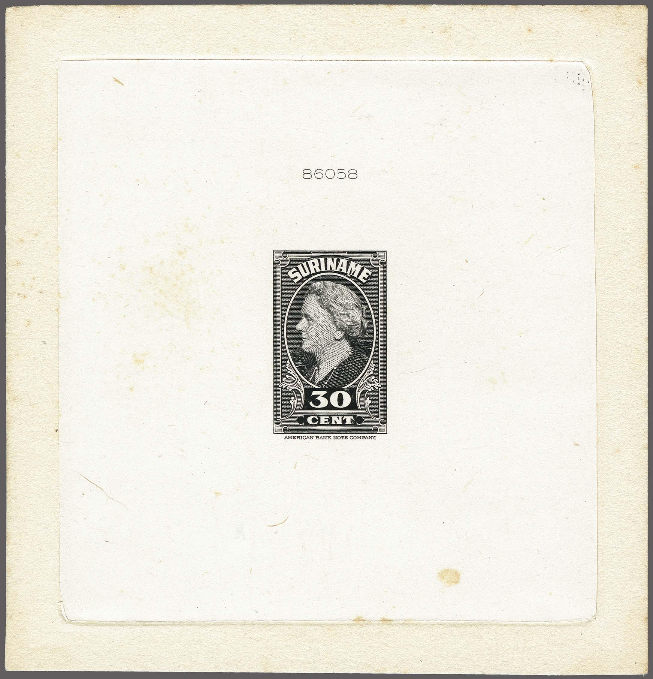 Lot 3439 - Netherlands and former colonies surinam -  Corinphila Veilingen Auction 250-253 - Day 4 - Proofs of Netherlands former colonies