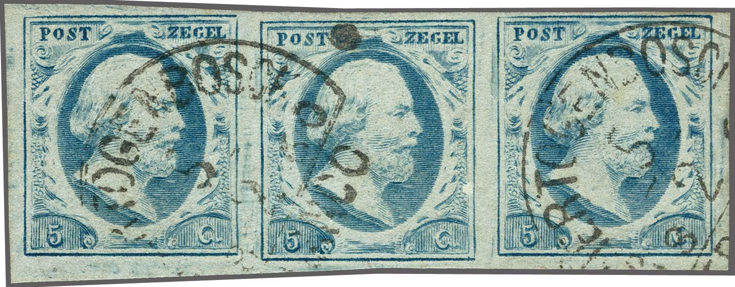 Lot 3926 - Netherlands and former colonies NL 1852 King William III -  Corinphila Veilingen Auction 250-253 - Day 4 - Proofs of Netherlands former colonies
