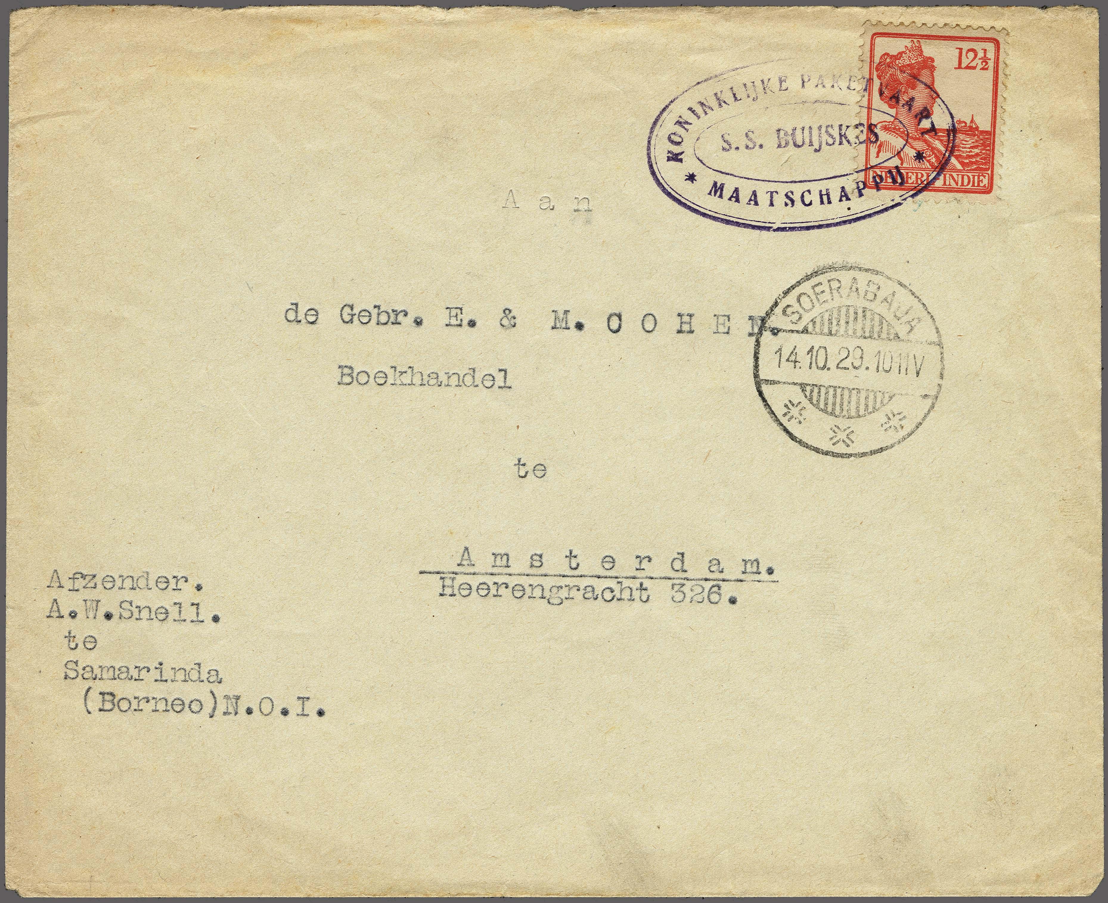 Lot 2700 - Netherlands and former colonies DEI KPM cancellation -  Corinphila Veilingen Auction 250-253 - Day 3 - Netherlands and former colonies - Single lots & Picture postcards