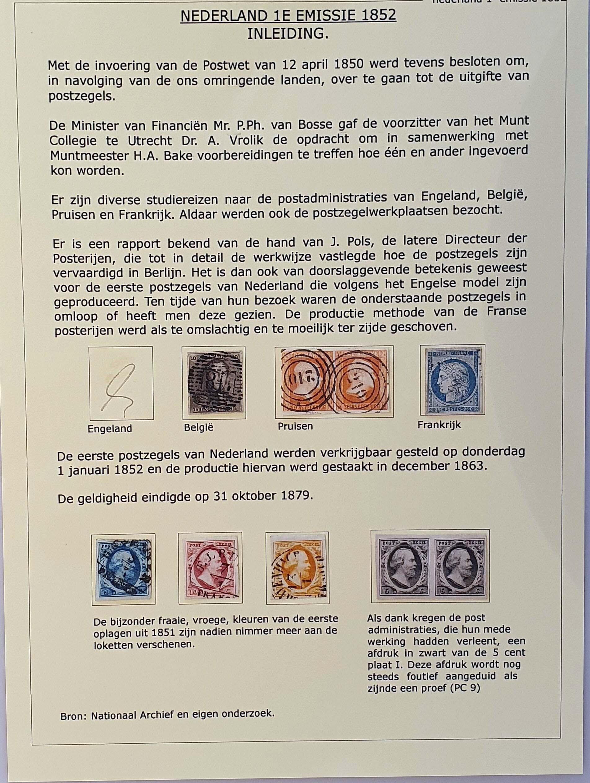 Lot 4161 - Netherlands and former colonies NL 1852 King William III - Corinphila Veilingen Auction 250-253 - Day 4 - Proofs of Netherlands former colonies Lot 4161 - Netherlands and former colonies NL 1852 King William III - Corinphila Veilingen Auction 250-253 - Day 4 - Proofs of Netherlands former colonies