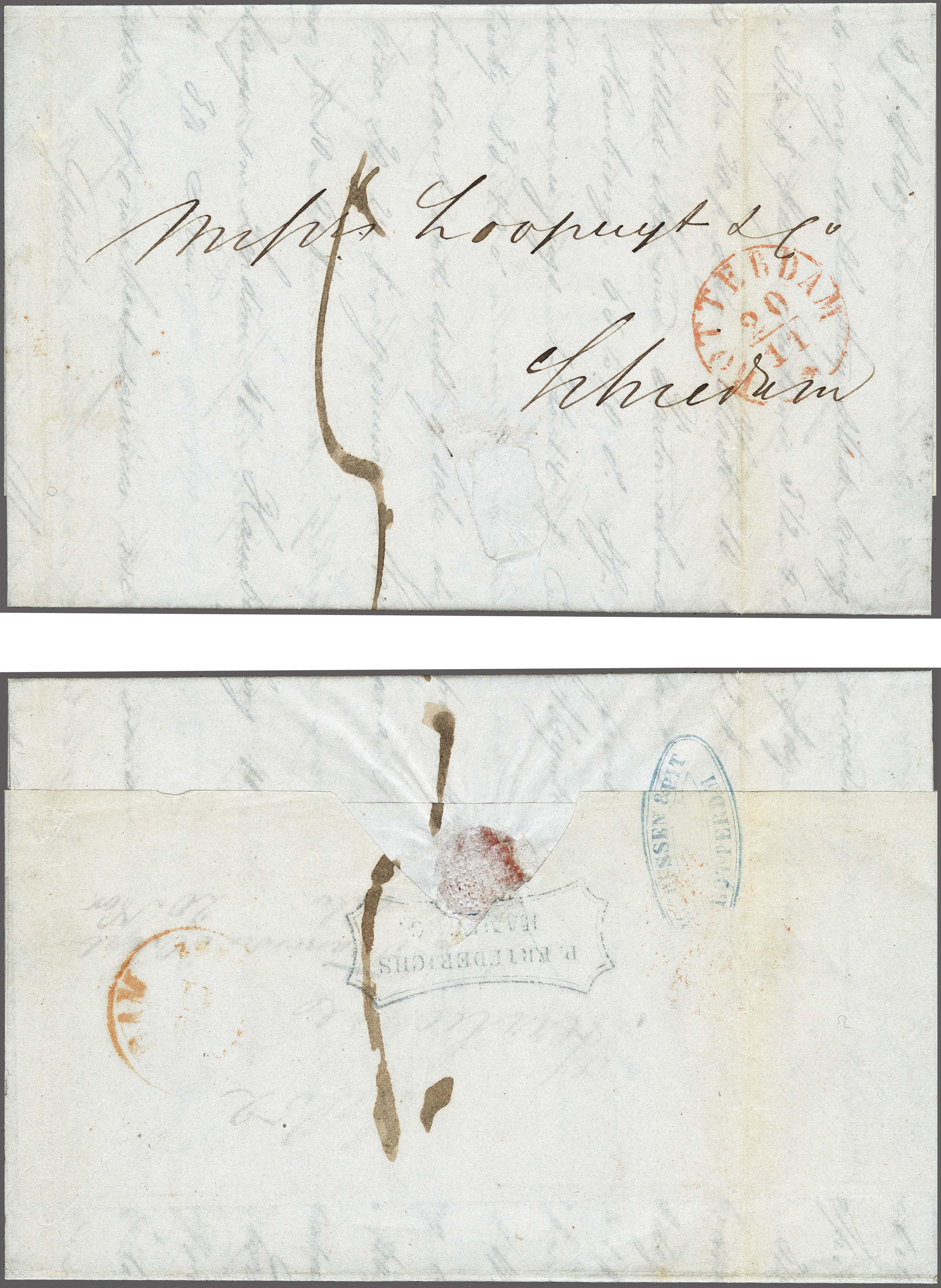 Lot 2444 - Netherlands and former colonies Netherlands - Corinphila Veilingen Auction 250-253 - Day 3 - Netherlands and former colonies - Single lots & Picture postcards Lot 2444 - Netherlands and former colonies Netherlands - Corinphila Veilingen Auction 250-253 - Day 3 - Netherlands and former colonies - Single lots & Picture postcards