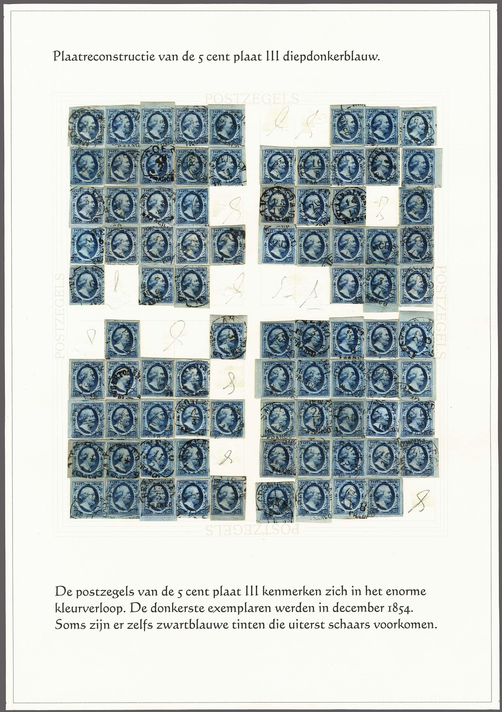 Lot 4132 - Netherlands and former colonies NL 1852 King William III -  Corinphila Veilingen Auction 250-253 - Day 4 - Proofs of Netherlands former colonies
