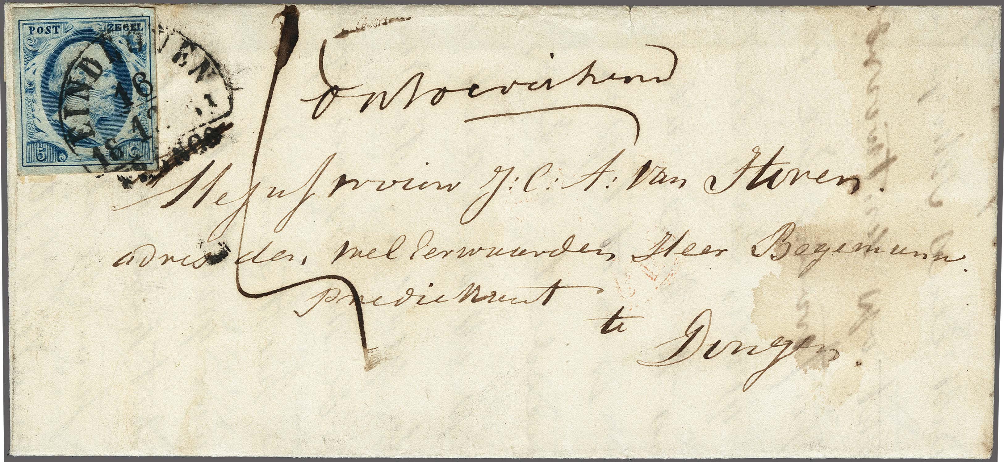 Lot 4168 - Netherlands and former colonies NL 1852 King William III - Corinphila Veilingen Auction 250-253 - Day 4 - Proofs of Netherlands former colonies Lot 4168 - Netherlands and former colonies NL 1852 King William III - Corinphila Veilingen Auction 250-253 - Day 4 - Proofs of Netherlands former colonies