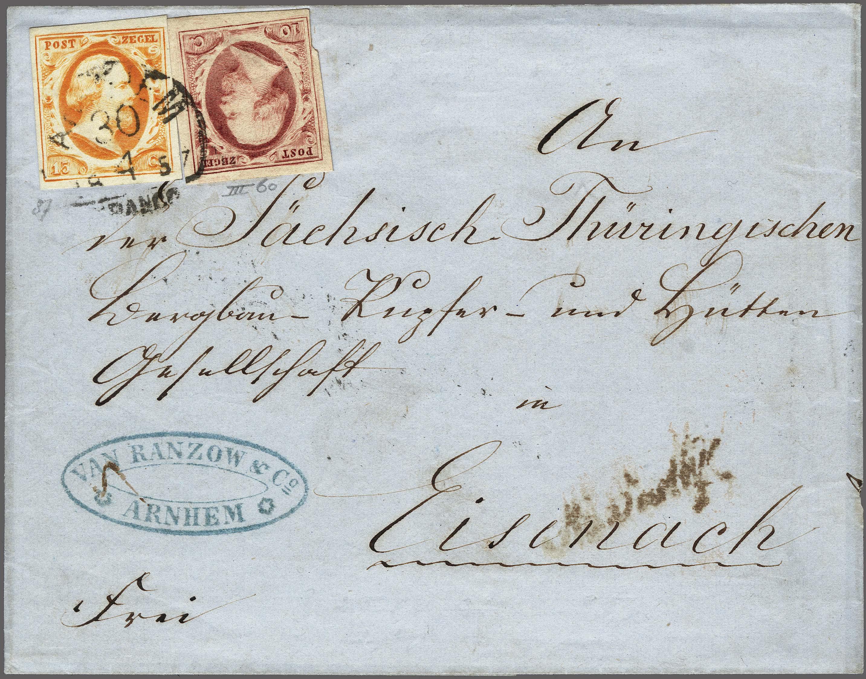 Lot 4198 - Netherlands and former colonies NL 1852 King William III - Corinphila Veilingen Auction 250-253 - Day 4 - Proofs of Netherlands former colonies Lot 4198 - Netherlands and former colonies NL 1852 King William III - Corinphila Veilingen Auction 250-253 - Day 4 - Proofs of Netherlands former colonies