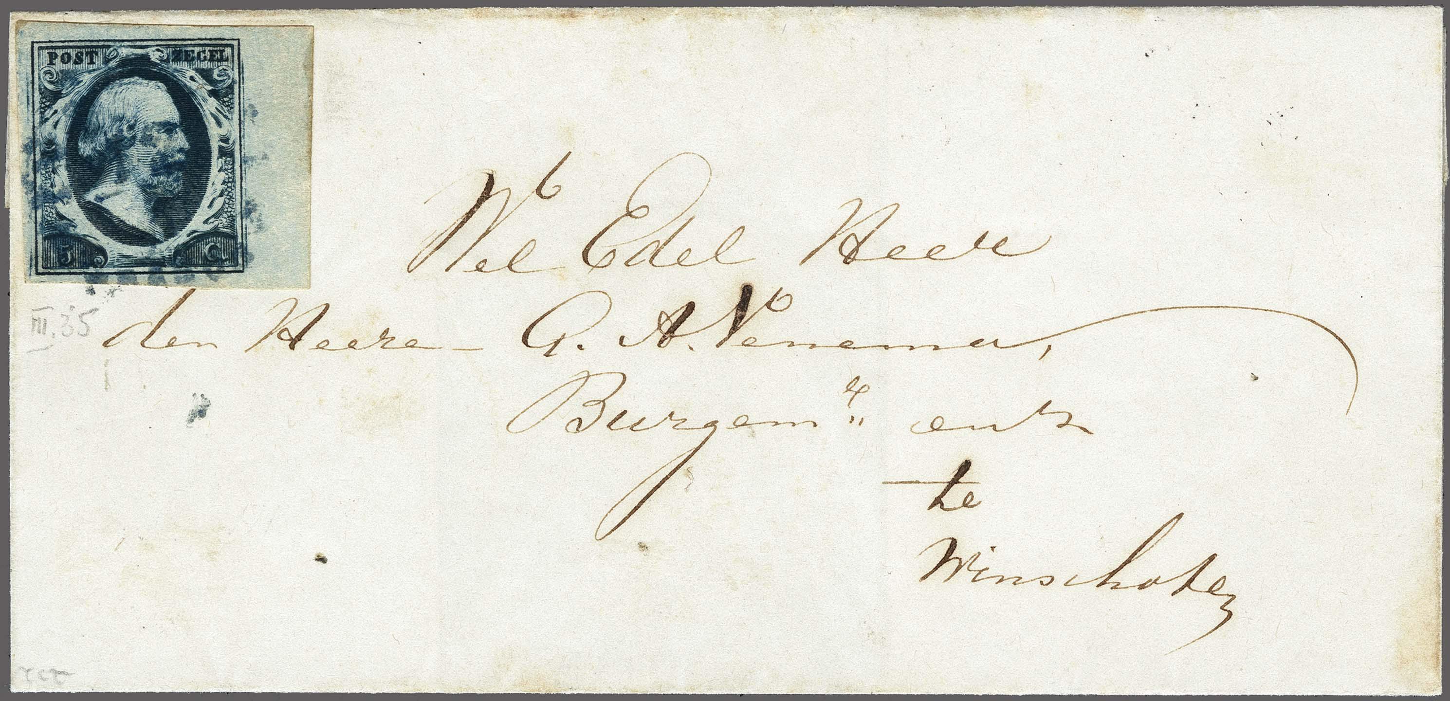 Lot 4171 - Netherlands and former colonies NL 1852 King William III - Corinphila Veilingen Auction 250-253 - Day 4 - Proofs of Netherlands former colonies Lot 4171 - Netherlands and former colonies NL 1852 King William III - Corinphila Veilingen Auction 250-253 - Day 4 - Proofs of Netherlands former colonies