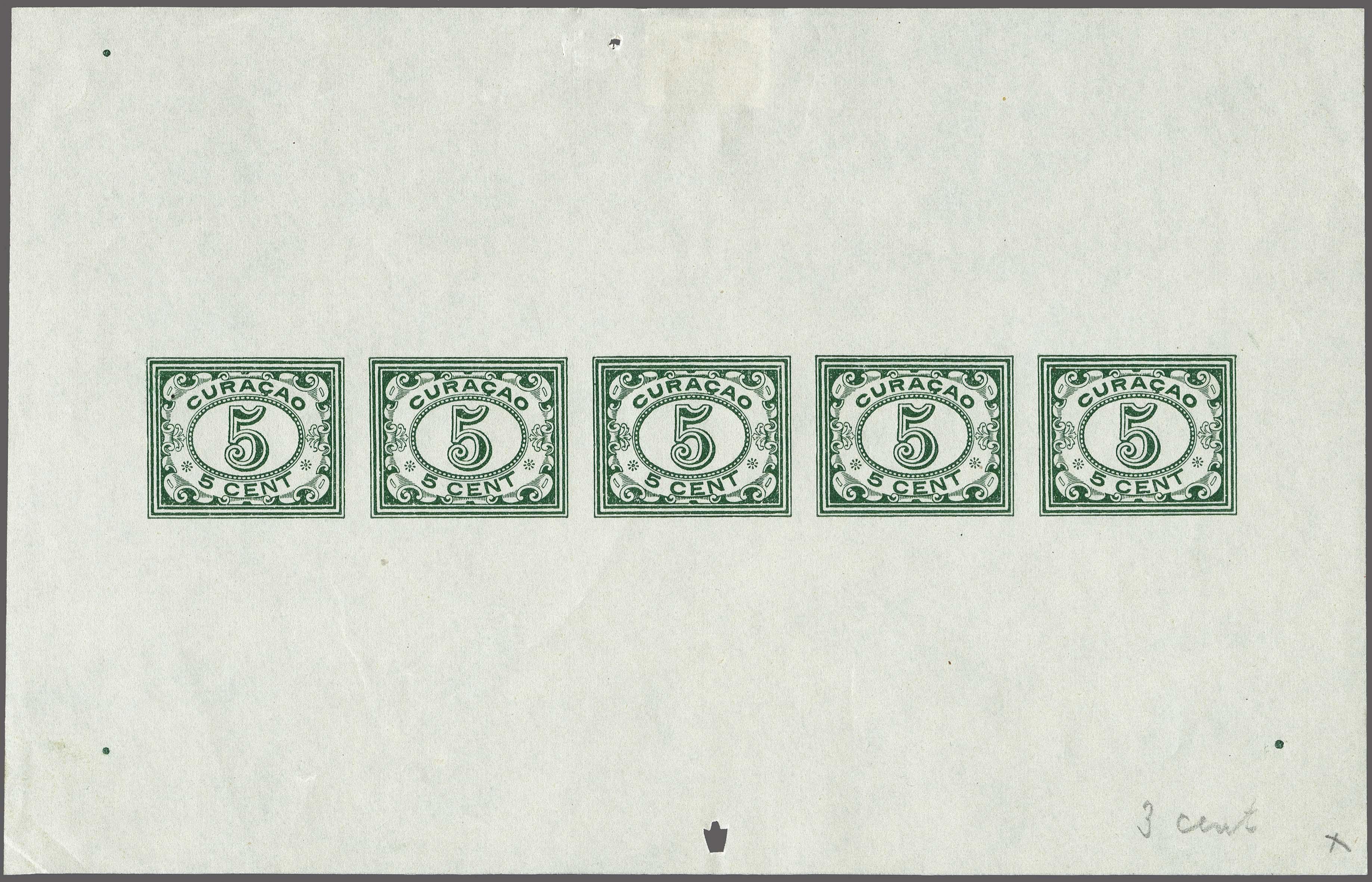 Lot 3383 - Netherlands and former colonies curacao - Corinphila Veilingen Auction 250-253 - Day 4 - Proofs of Netherlands former colonies Lot 3383 - Netherlands and former colonies curacao - Corinphila Veilingen Auction 250-253 - Day 4 - Proofs of Netherlands former colonies