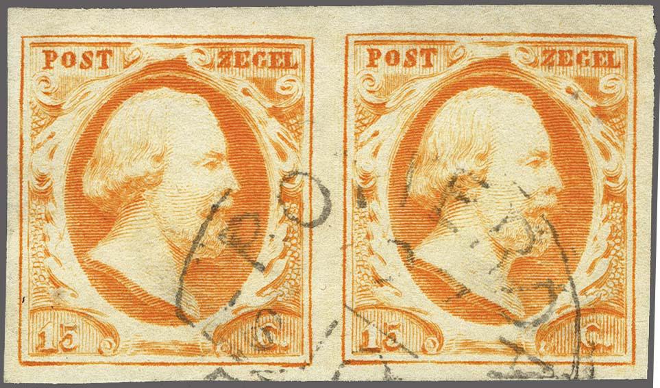 Lot 4111 - Netherlands and former colonies NL 1852 King William III -  Corinphila Veilingen Auction 250-253 - Day 4 - Proofs of Netherlands former colonies
