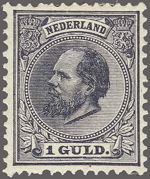 Lot 2541 - Netherlands and former colonies NL 1872 King William III -  Corinphila Veilingen Auction 250-253 - Day 3 - Netherlands and former colonies - Single lots & Picture postcards