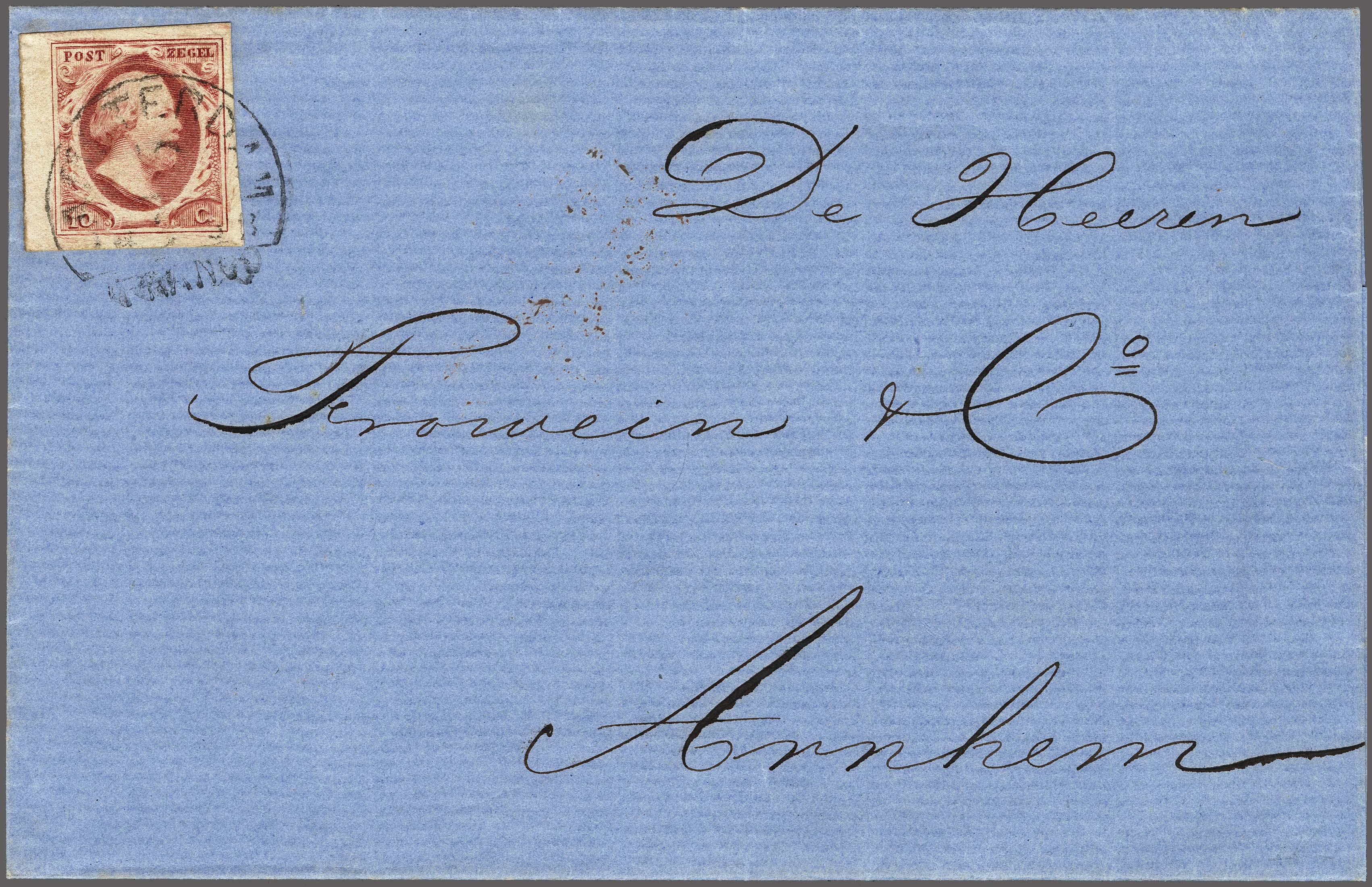 Lot 4201 - Netherlands and former colonies NL 1852 King William III - Corinphila Veilingen Auction 250-253 - Day 4 - Proofs of Netherlands former colonies Lot 4201 - Netherlands and former colonies NL 1852 King William III - Corinphila Veilingen Auction 250-253 - Day 4 - Proofs of Netherlands former colonies