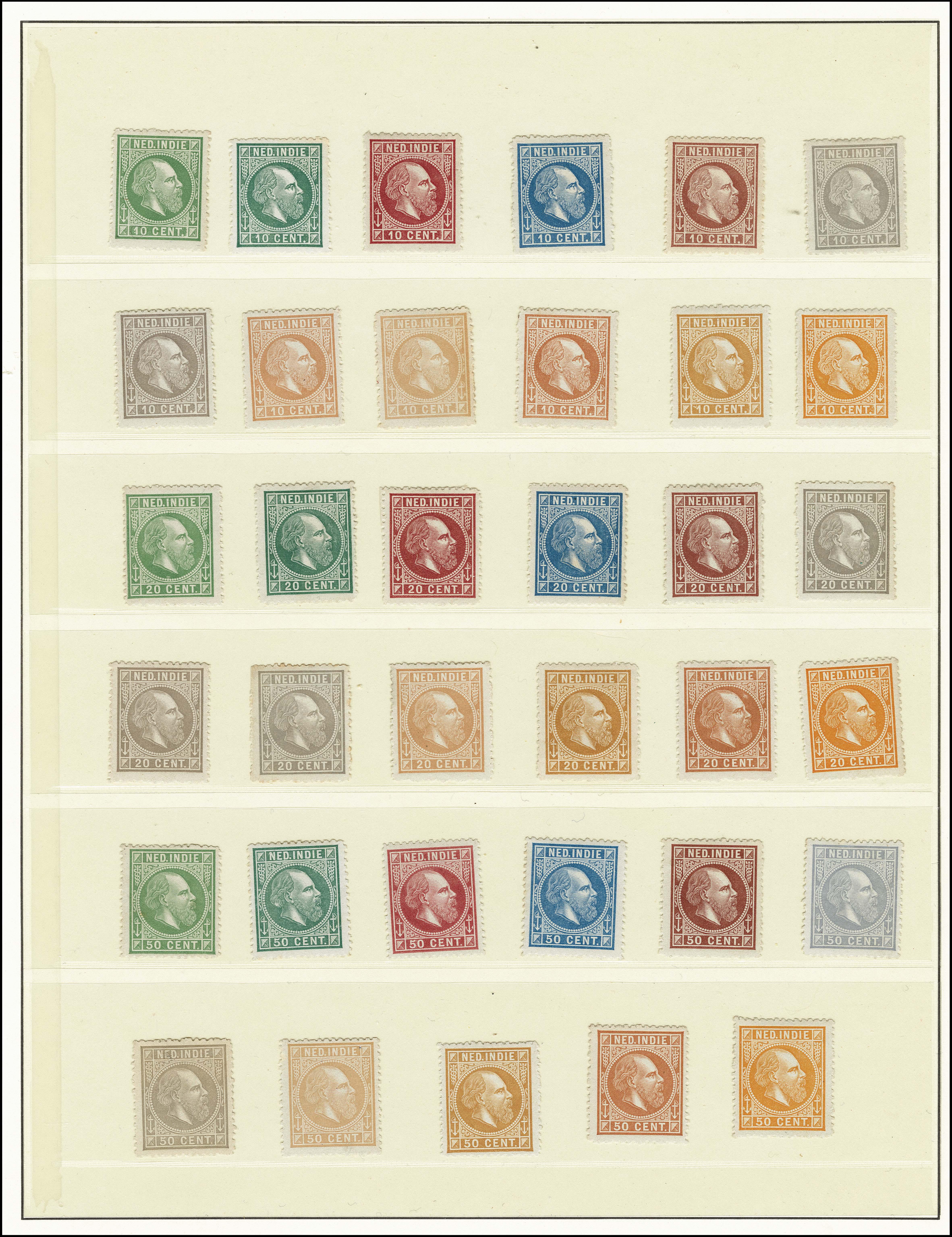 Lot 3307 - Netherlands and former colonies Netherlands Indies -  Corinphila Veilingen Auction 250-253 - Day 4 - Proofs of Netherlands former colonies