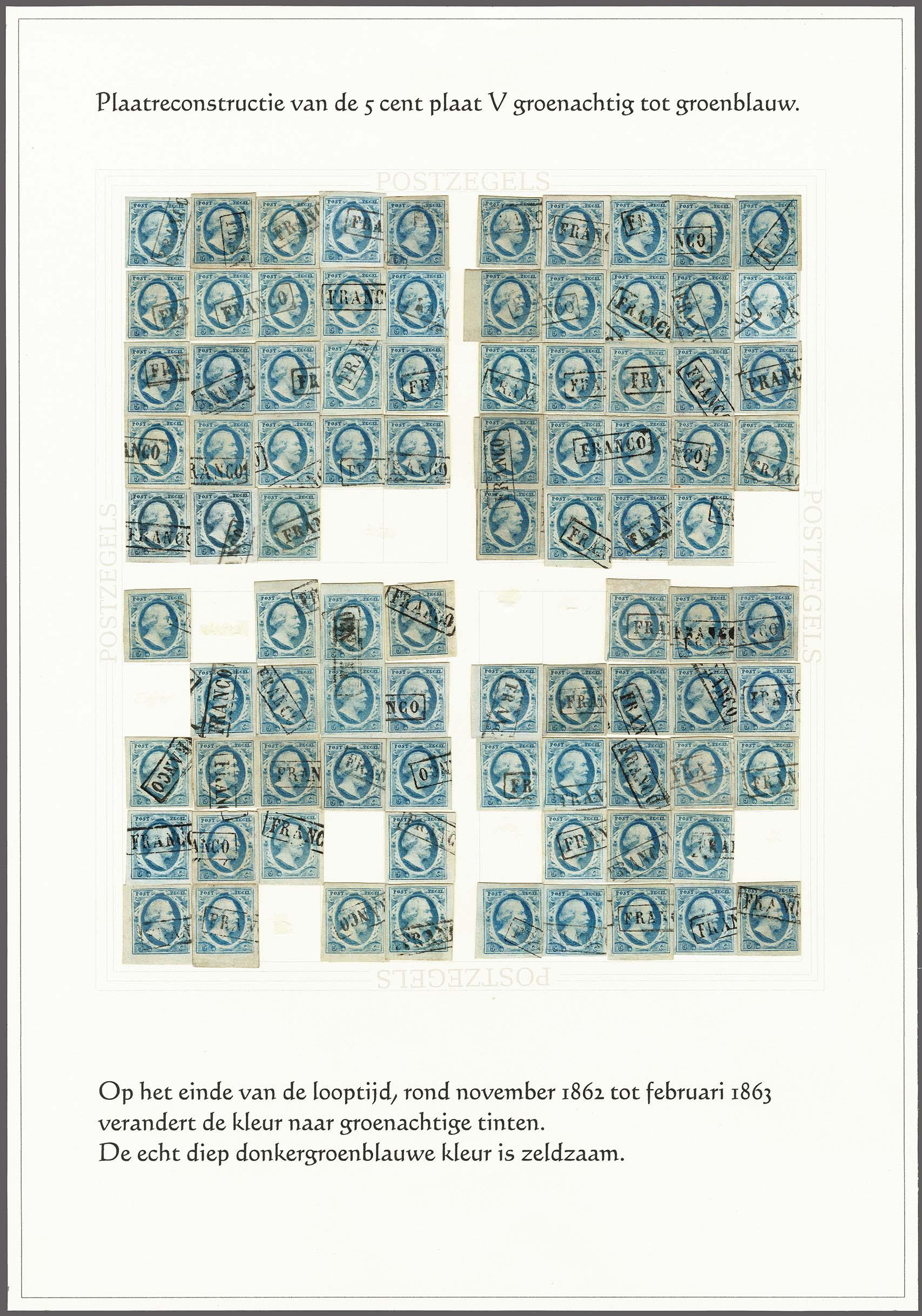 Lot 4140 - Netherlands and former colonies NL 1852 King William III -  Corinphila Veilingen Auction 250-253 - Day 4 - Proofs of Netherlands former colonies