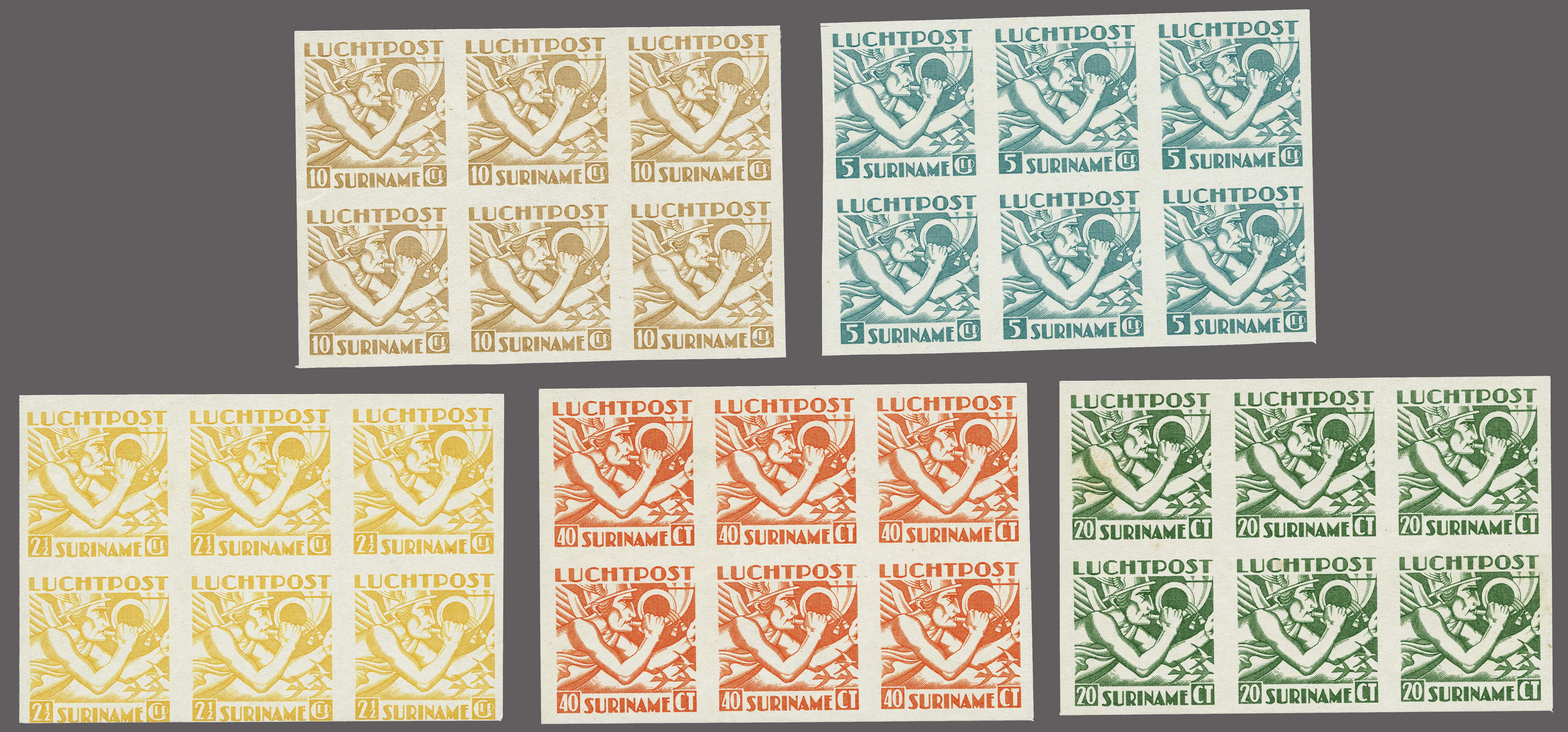 Lot 3442 - Netherlands and former colonies surinam -  Corinphila Veilingen Auction 250-253 - Day 4 - Proofs of Netherlands former colonies